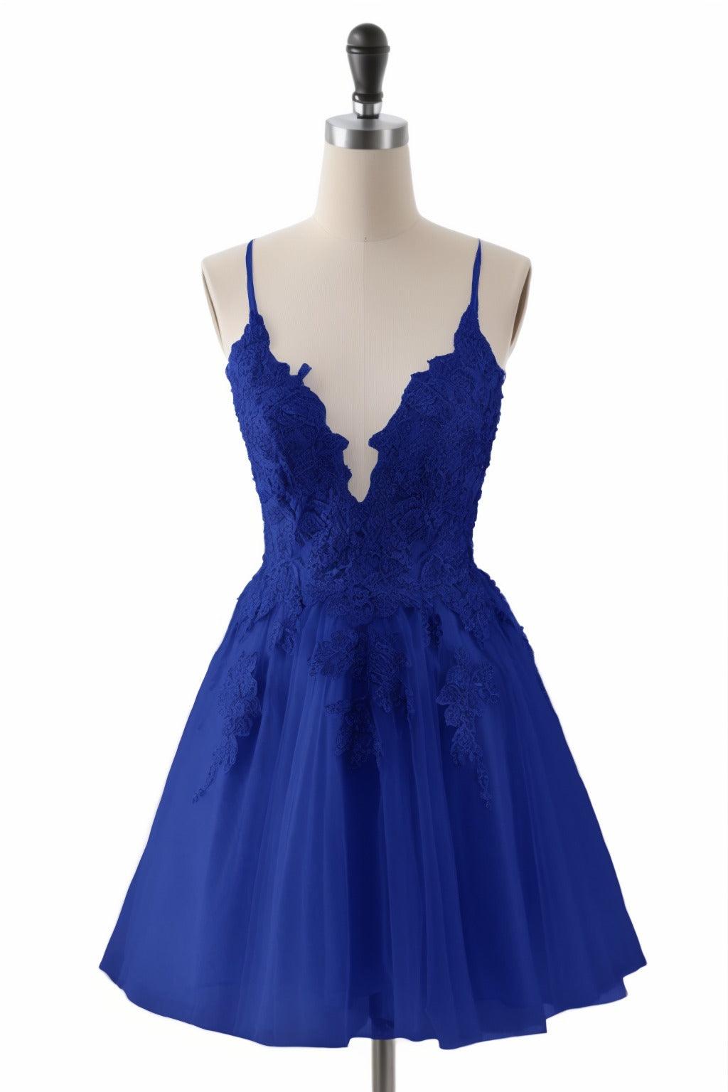 A-Line Short-Mini Tulle Homecoming Dresses CS0506 - COCOMELODY