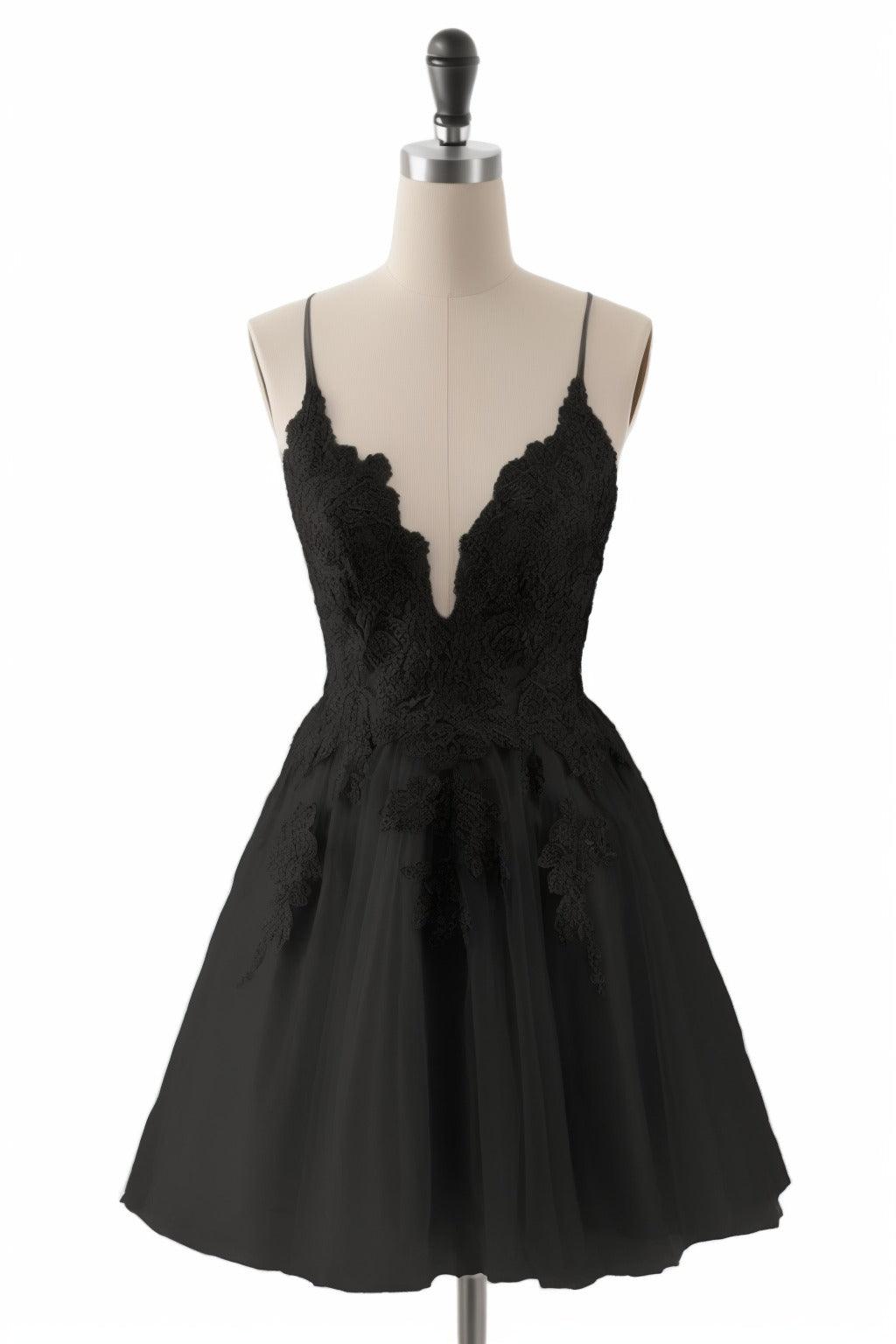 A-Line Short-Mini Tulle Homecoming Dresses CS0506 - COCOMELODY
