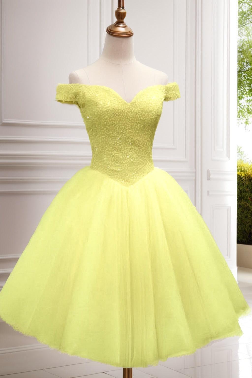 Princess Knee Length Tulle Homecoming Dresses CS0523 - COCOMELODY