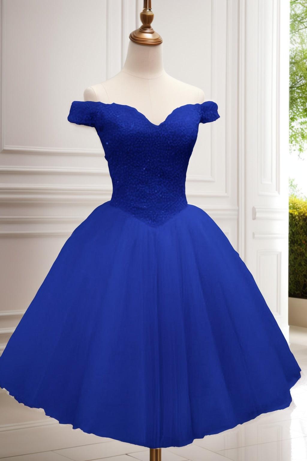 Princess Knee Length Tulle Homecoming Dresses CS0523 - COCOMELODY