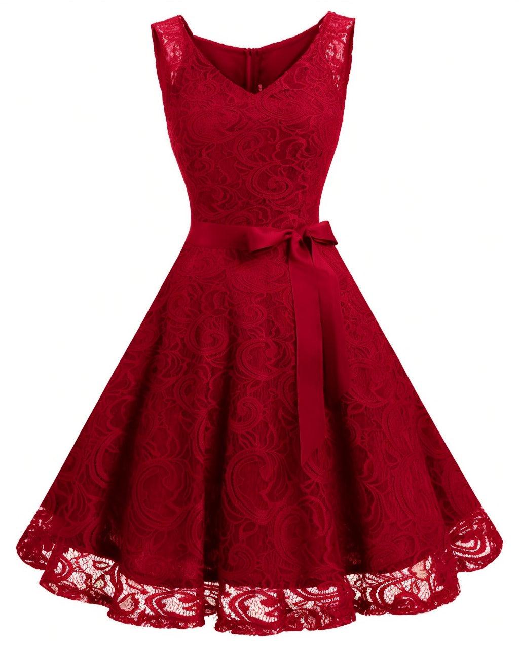 A-Line Knee Length Silk-Like Graduation Dresses CS0542 - COCOMELODY