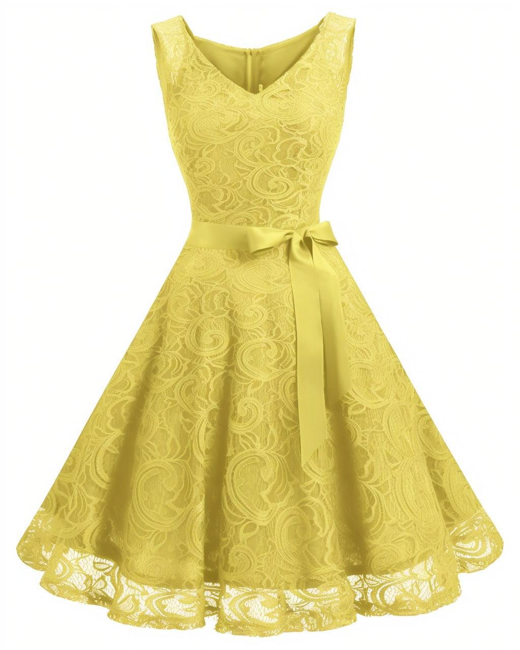 A-Line Knee Length Silk-Like Graduation Dresses CS0542 - COCOMELODY