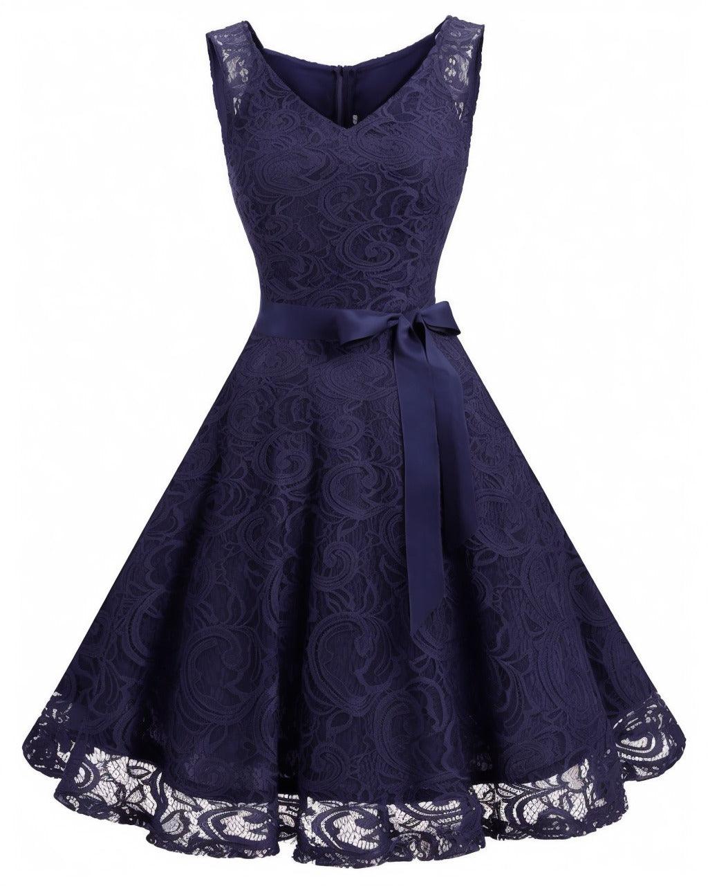 A-Line Knee Length Silk-Like Graduation Dresses CS0542 - COCOMELODY