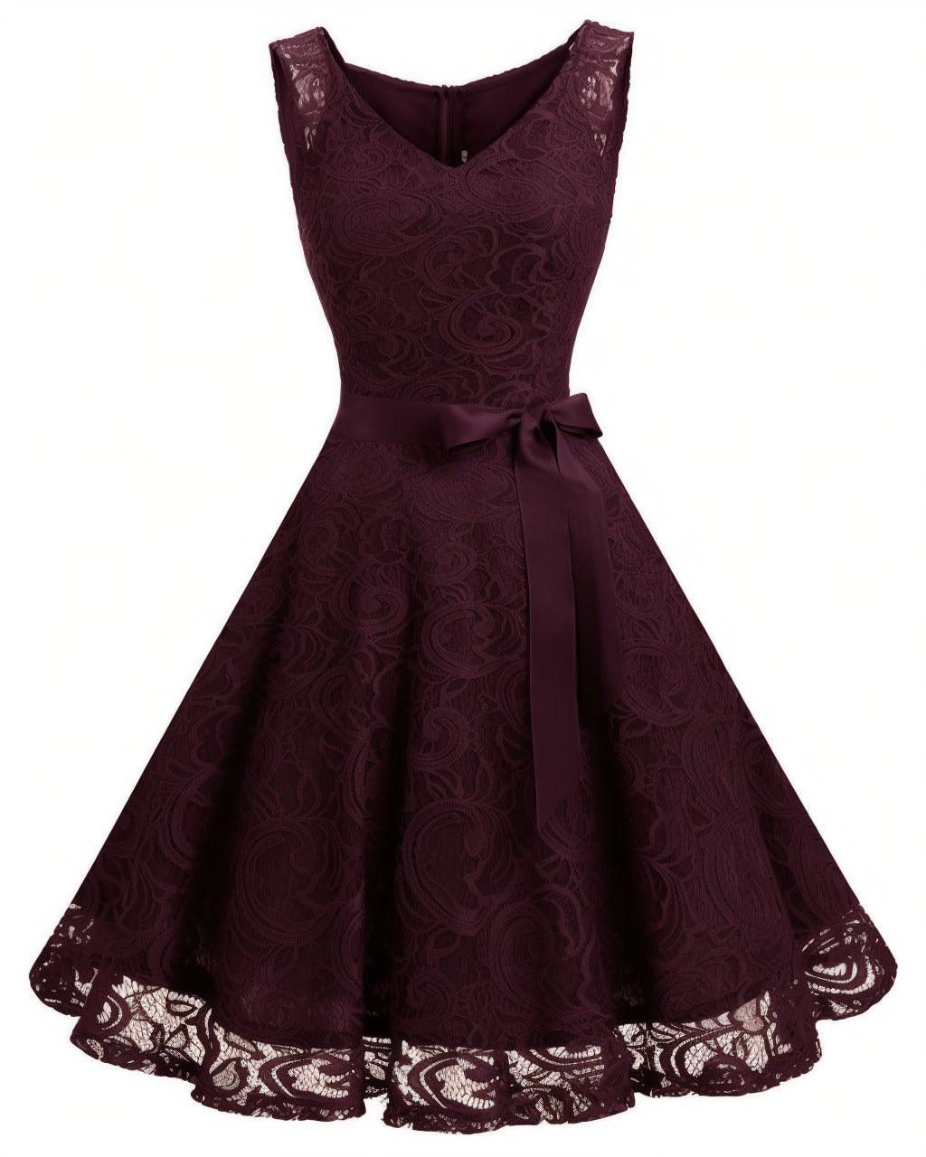 A-Line Knee Length Silk-Like Graduation Dresses CS0542 - COCOMELODY