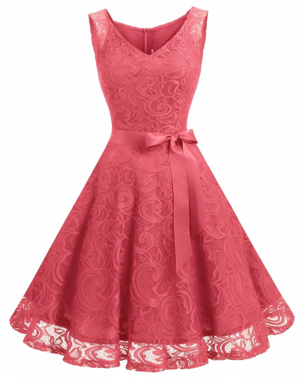 A-Line Knee Length Silk-Like Graduation Dresses CS0542 - COCOMELODY