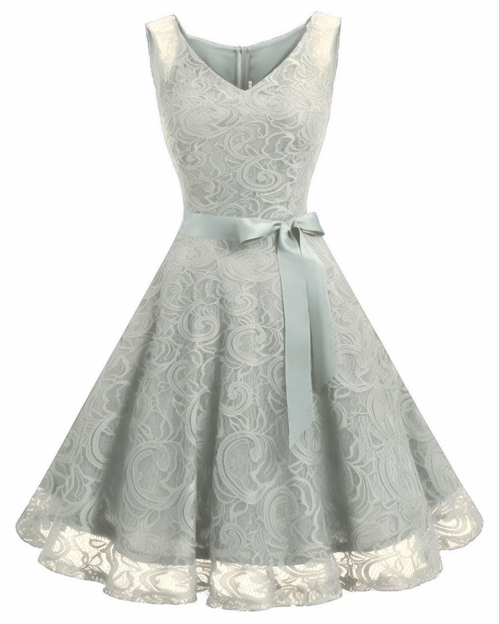 A-Line Knee Length Silk-Like Graduation Dresses CS0542 - COCOMELODY