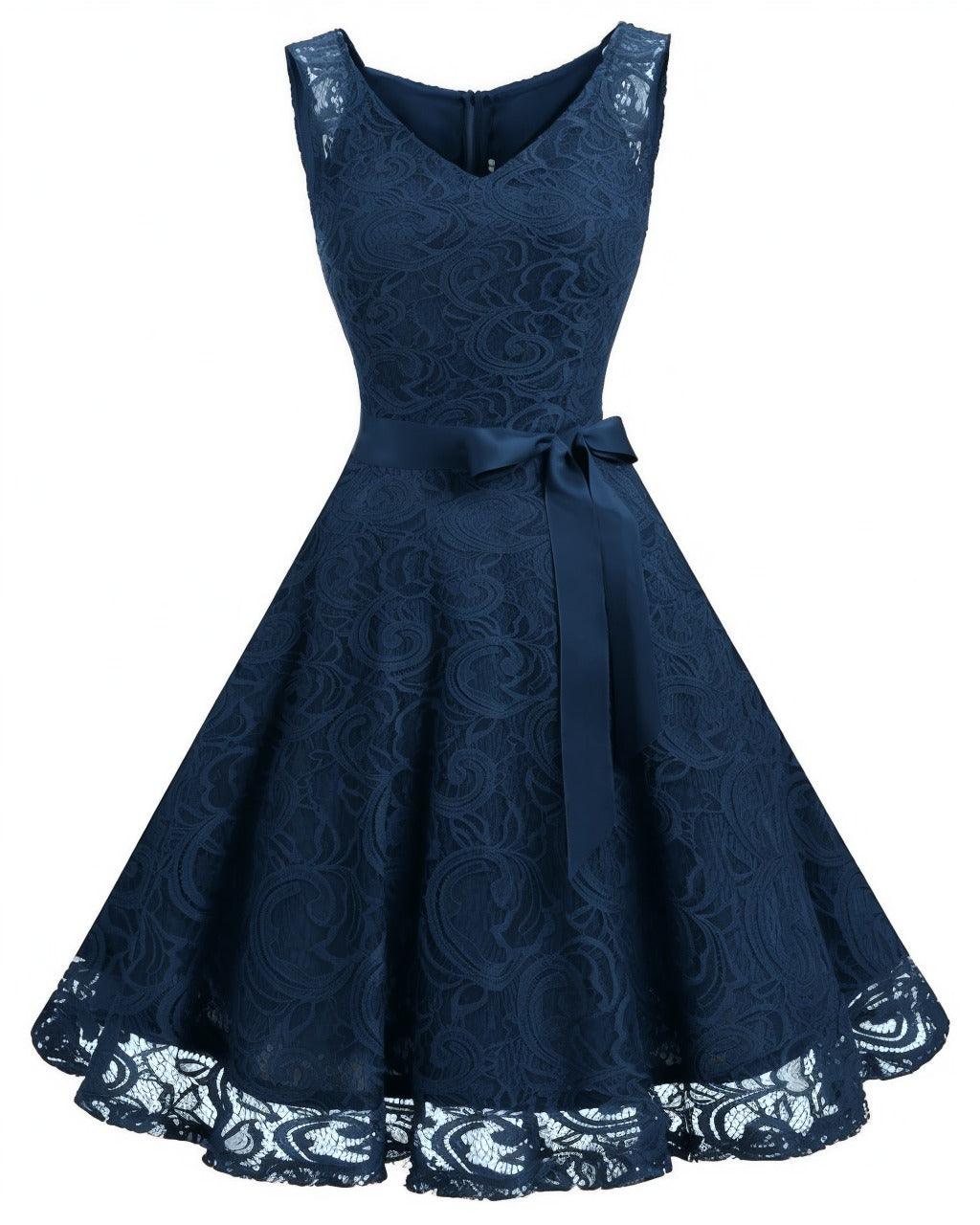 A-Line Knee Length Silk-Like Graduation Dresses CS0542 - COCOMELODY