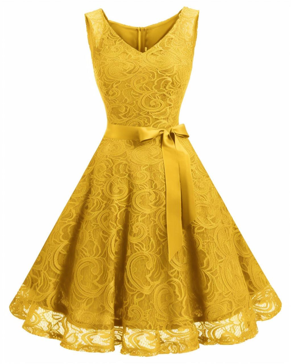 A-Line Knee Length Silk-Like Graduation Dresses CS0542 - COCOMELODY