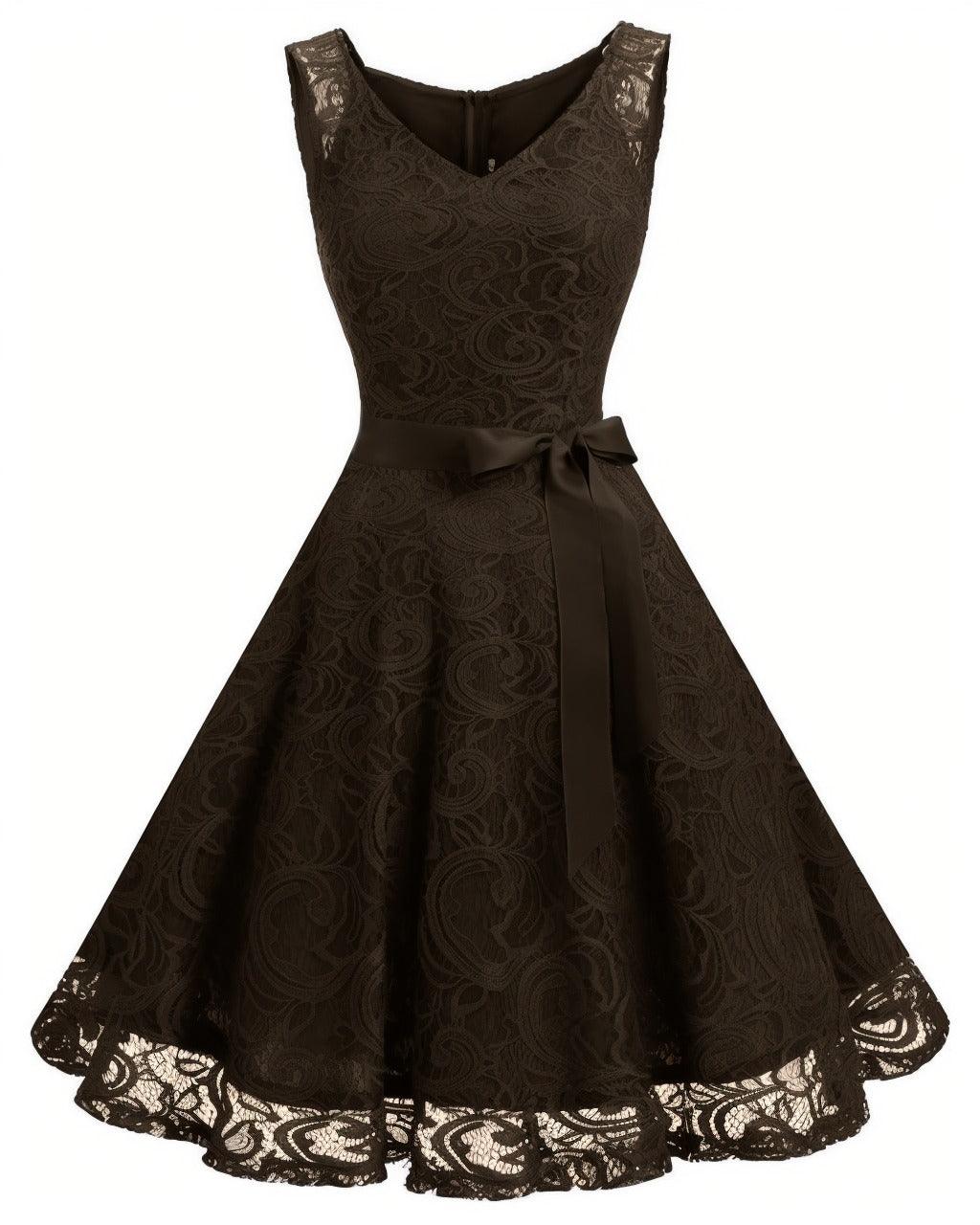 A-Line Knee Length Silk-Like Graduation Dresses CS0542 - COCOMELODY