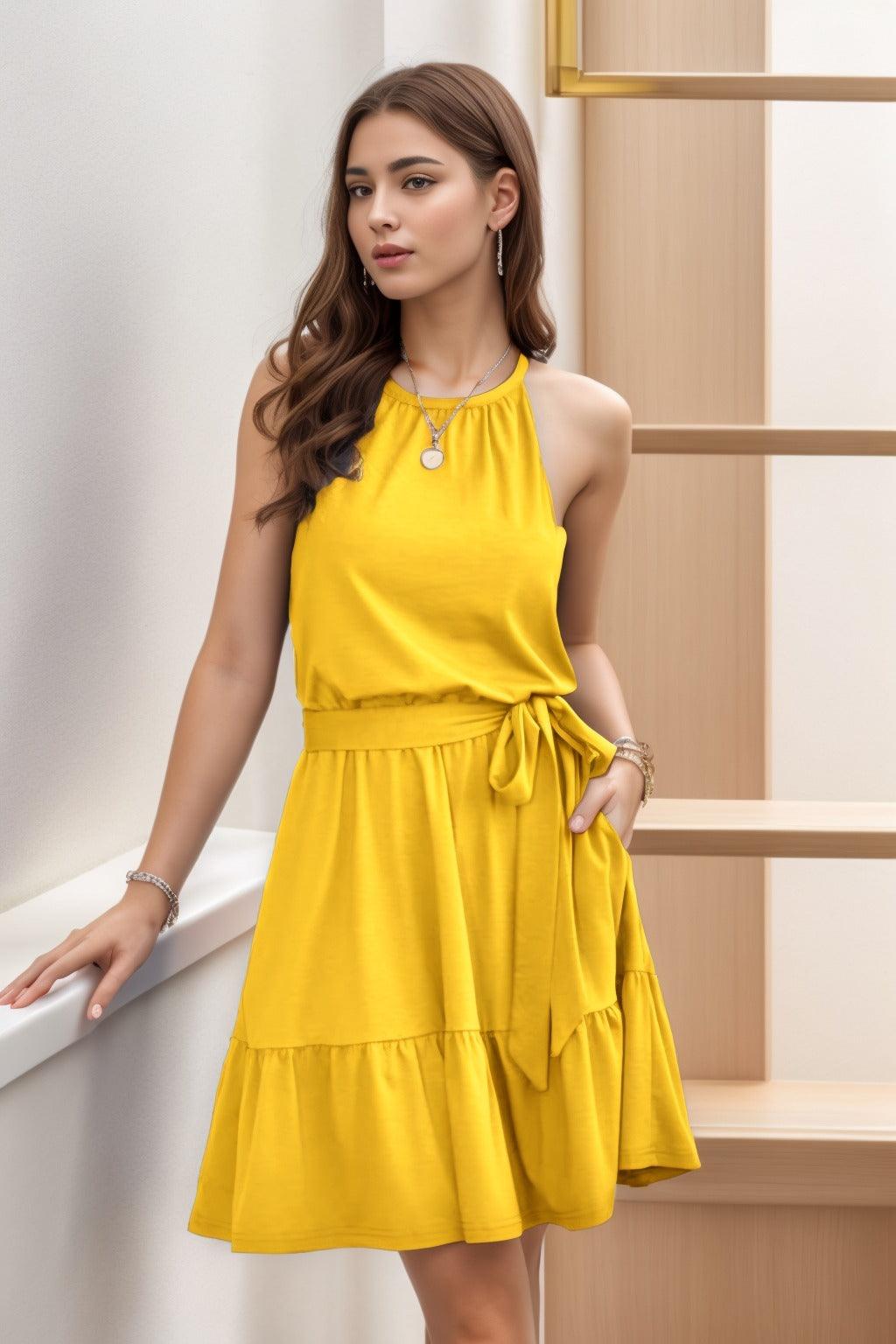 A-Line Knee Length Silk-Like Graduation Dresses CS0552 - COCOMELODY