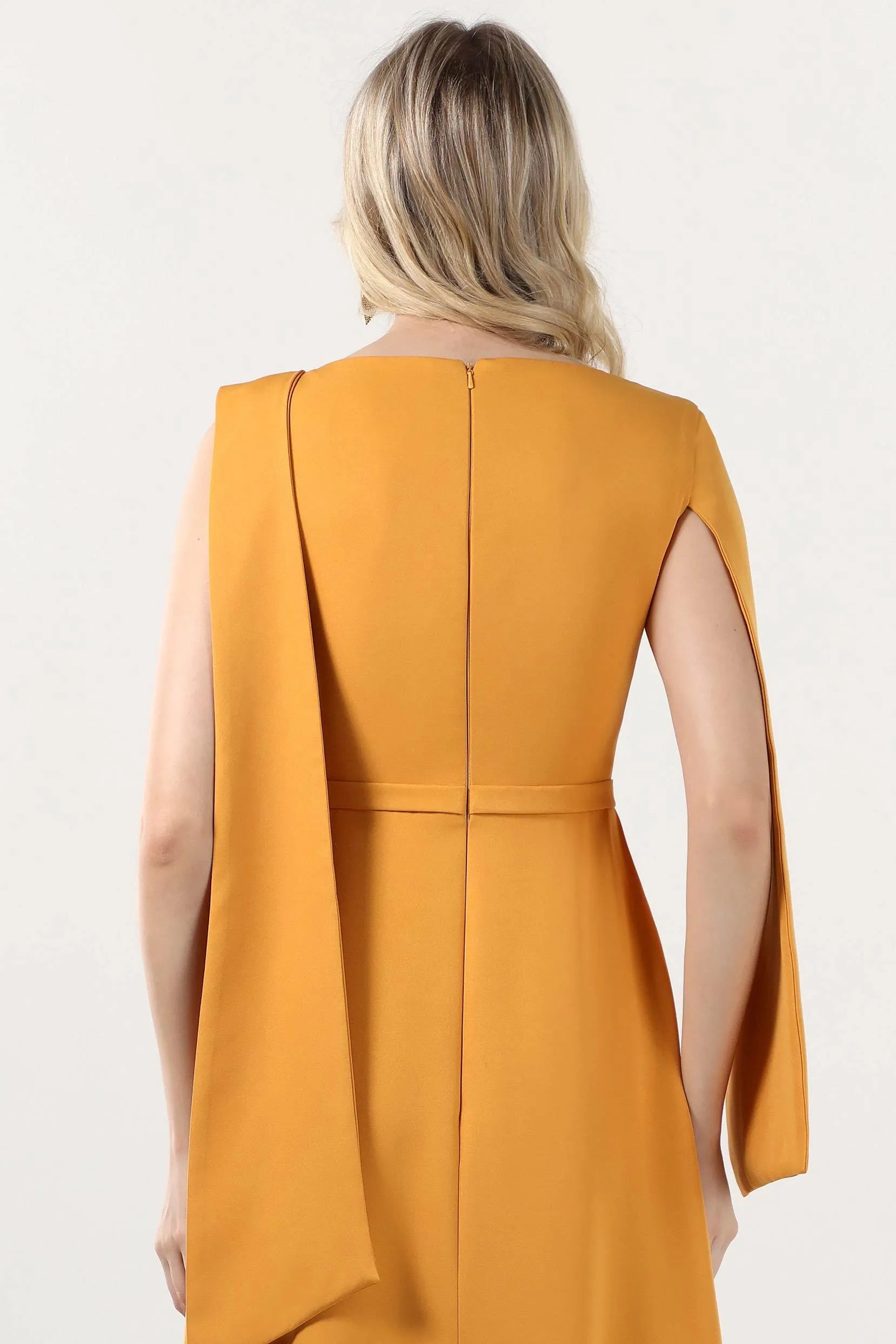 A-Line Maxi Stretch Crepe Formal Dress CS0586 - COCOMELODY
