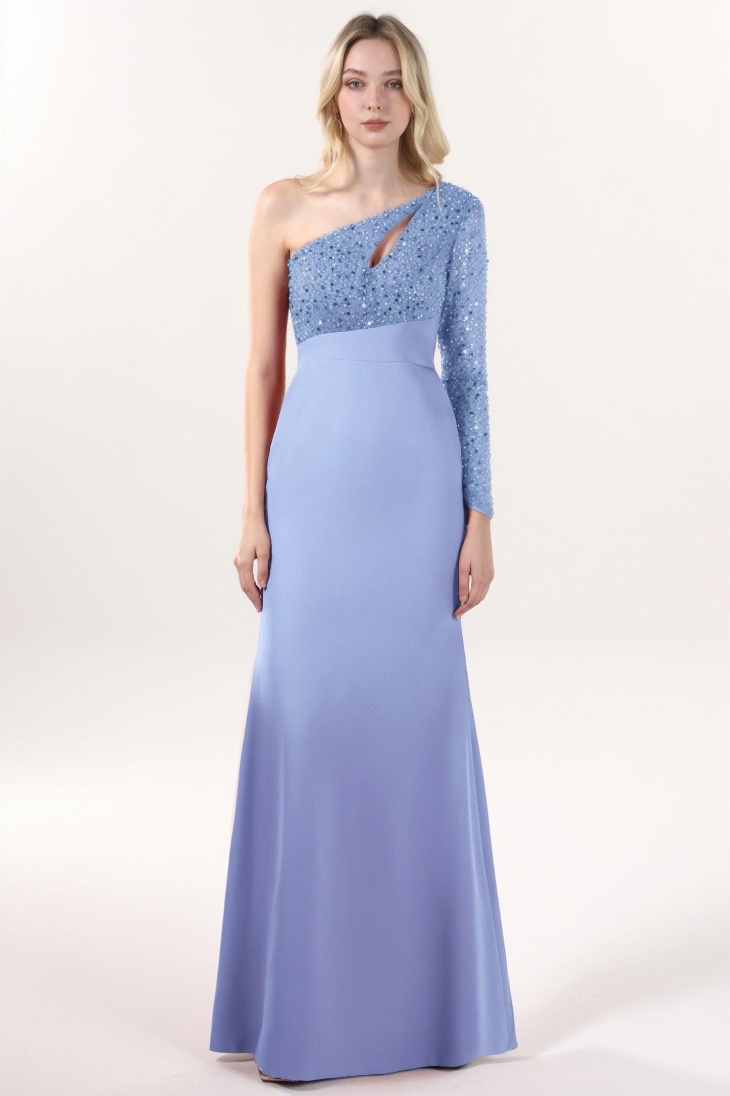 Trumpet-Mermaid Maxi Stretch Crepe Formal Dress CS0587 - COCOMELODY