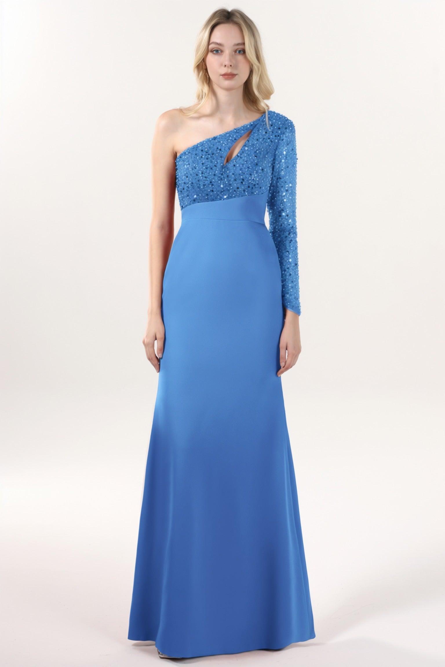 Trumpet-Mermaid Maxi Stretch Crepe Formal Dress CS0587 - COCOMELODY