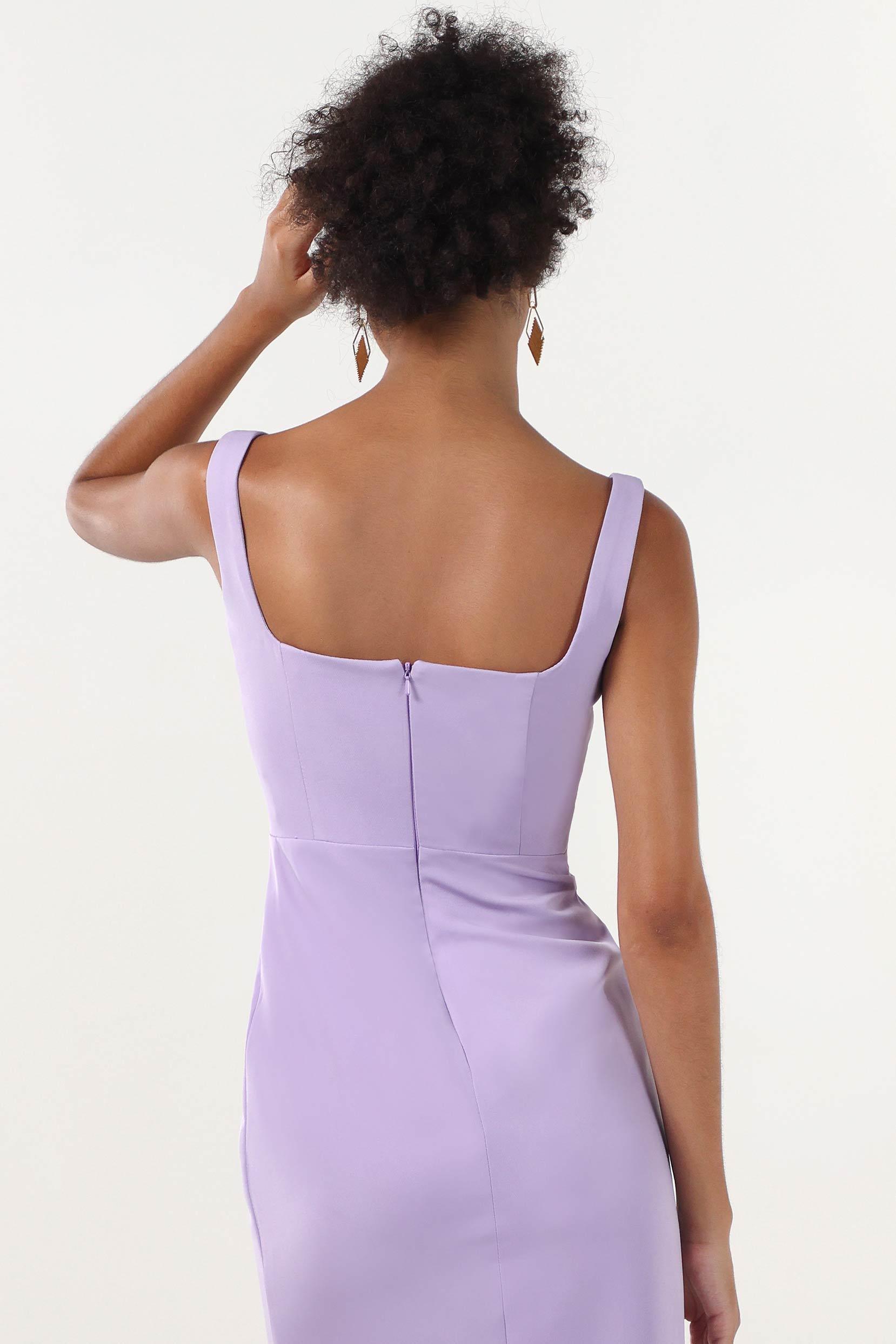 Sheath-Column Maxi Stretch Crepe Formal Dress CS0590 - COCOMELODY