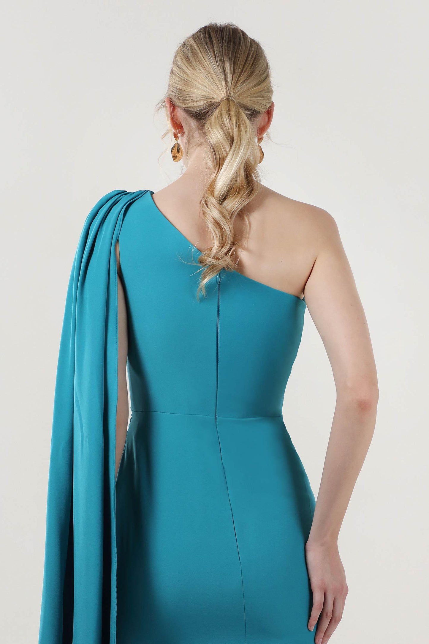 Sheath-Column Maxi Stretch Crepe Formal Dress CS0593 - COCOMELODY