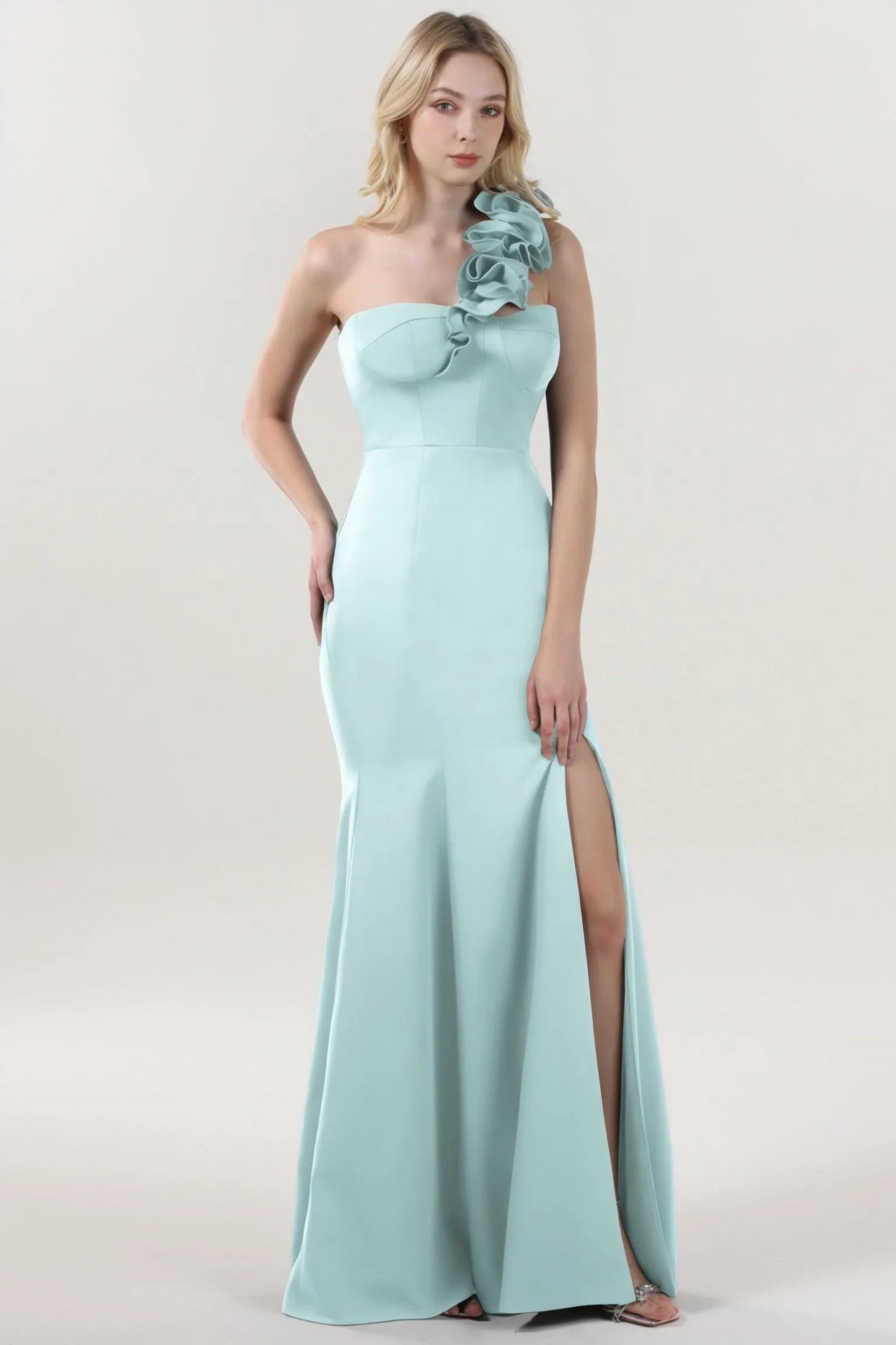 Trumpet-Mermaid Maxi Stretch Crepe Formal Dress CS0596 - COCOMELODY