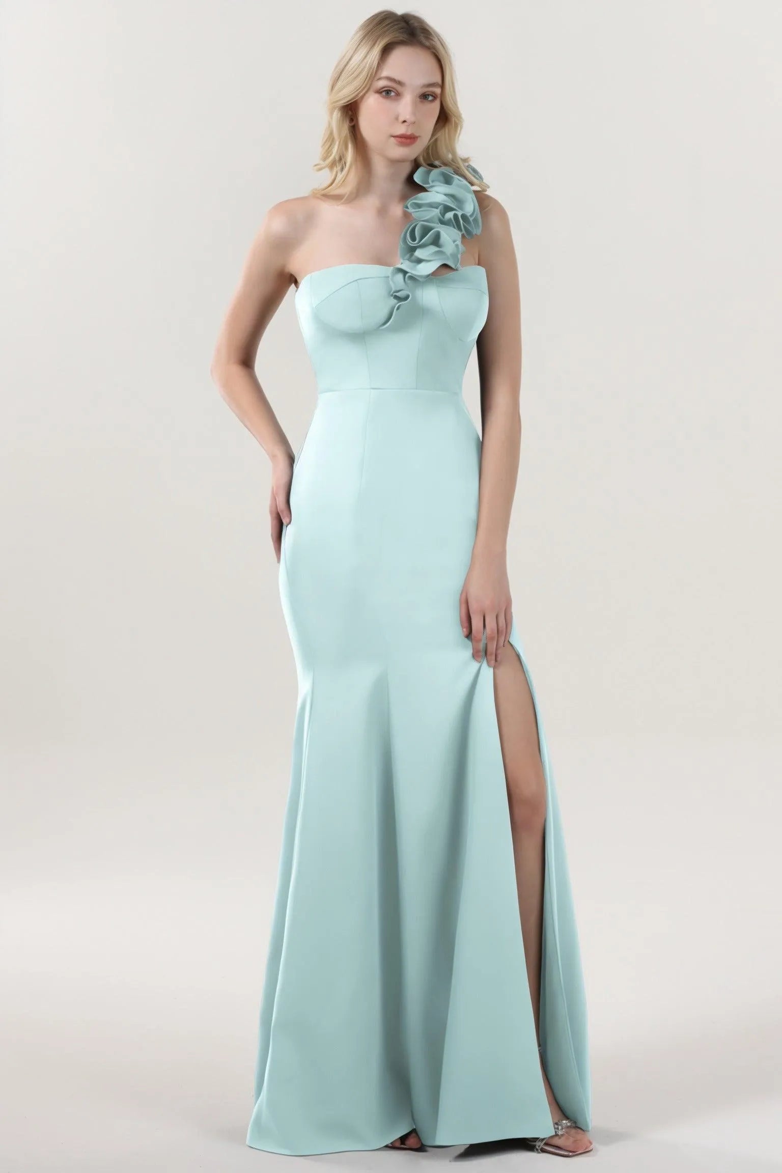 Trumpet-Mermaid Maxi Stretch Crepe Formal Dress CS0596 - COCOMELODY