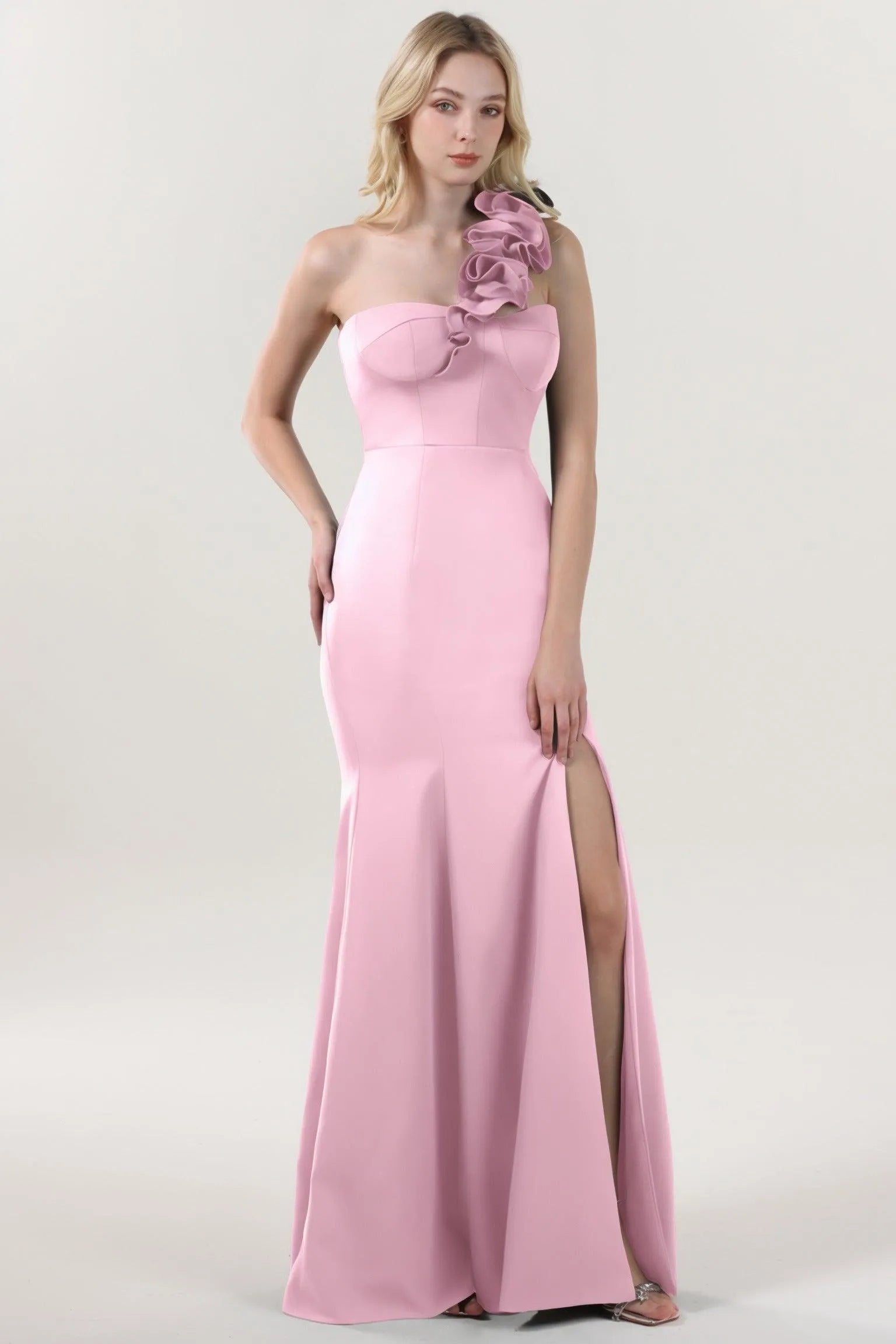 Trumpet-Mermaid Maxi Stretch Crepe Formal Dress CS0596 - COCOMELODY
