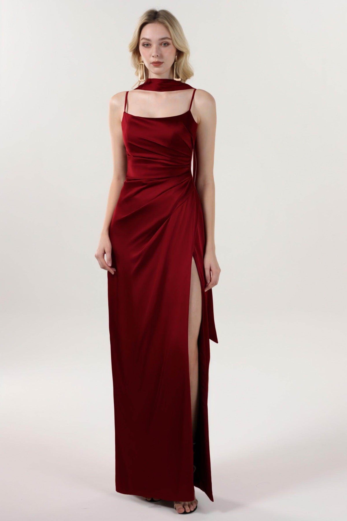 terracotta formal dress Lulu's Pleated Maxi Birdy Grey Jackson The Terracine | Terracotta Formal