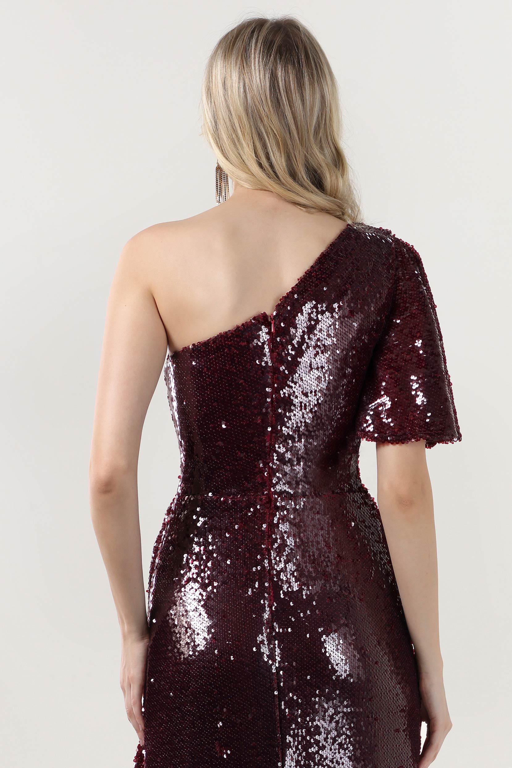 Sheath-Column Maxi Sequined Formal Dress CS0620 - COCOMELODY