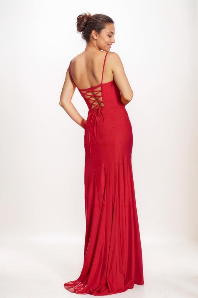 Princess Ball Gown Charmeuse Prom Dresses With Tiered Skirt CS0758 - COCOMELODY