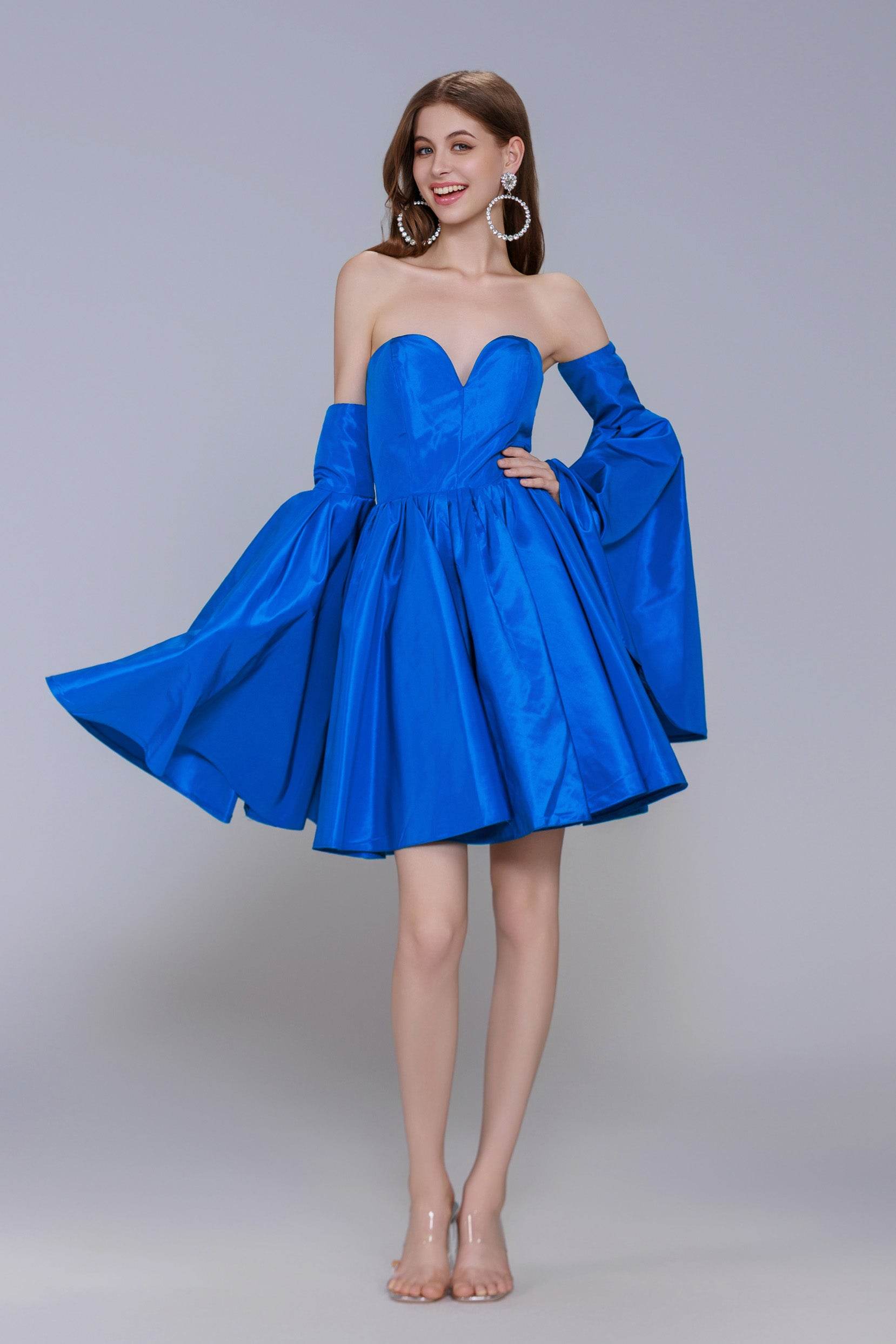 a line mini hoco dress Hot Pink Layered A-Line Mini Homecoming Dress