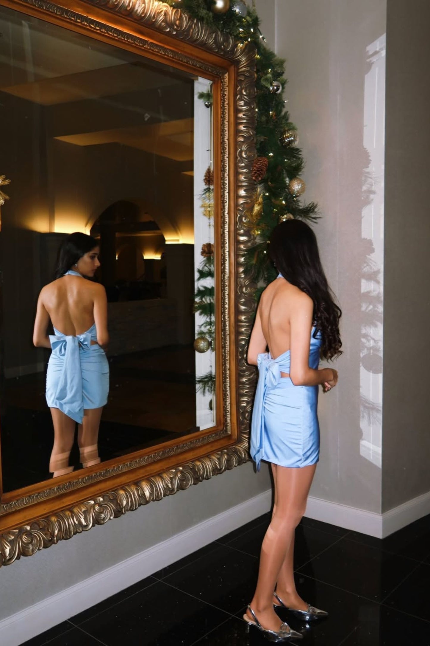 Sheath-Column Mini Stretch Crepe Hoco Holiday Party Dress CS0975IS