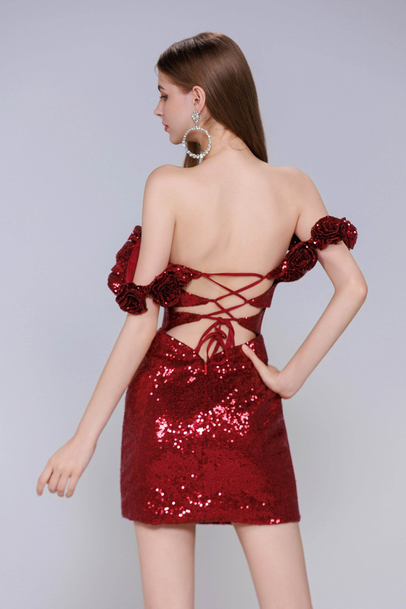 2025 Homecoming Dress Sparkling Plunging V Neck Mini Sequin Backless Cocktail Party COCOMELODY CS0984, Olive Green 2025 Homecoming Dress Sparkling Plunging V Neck Mini Sequin Backless Cocktail Party COCOMELODY CS0984, Olive Green
