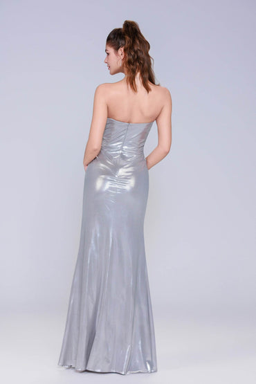 Sheath-Column Maxi Hot Stamping Cloth Prom Dress CS1041 - COCOMELODY