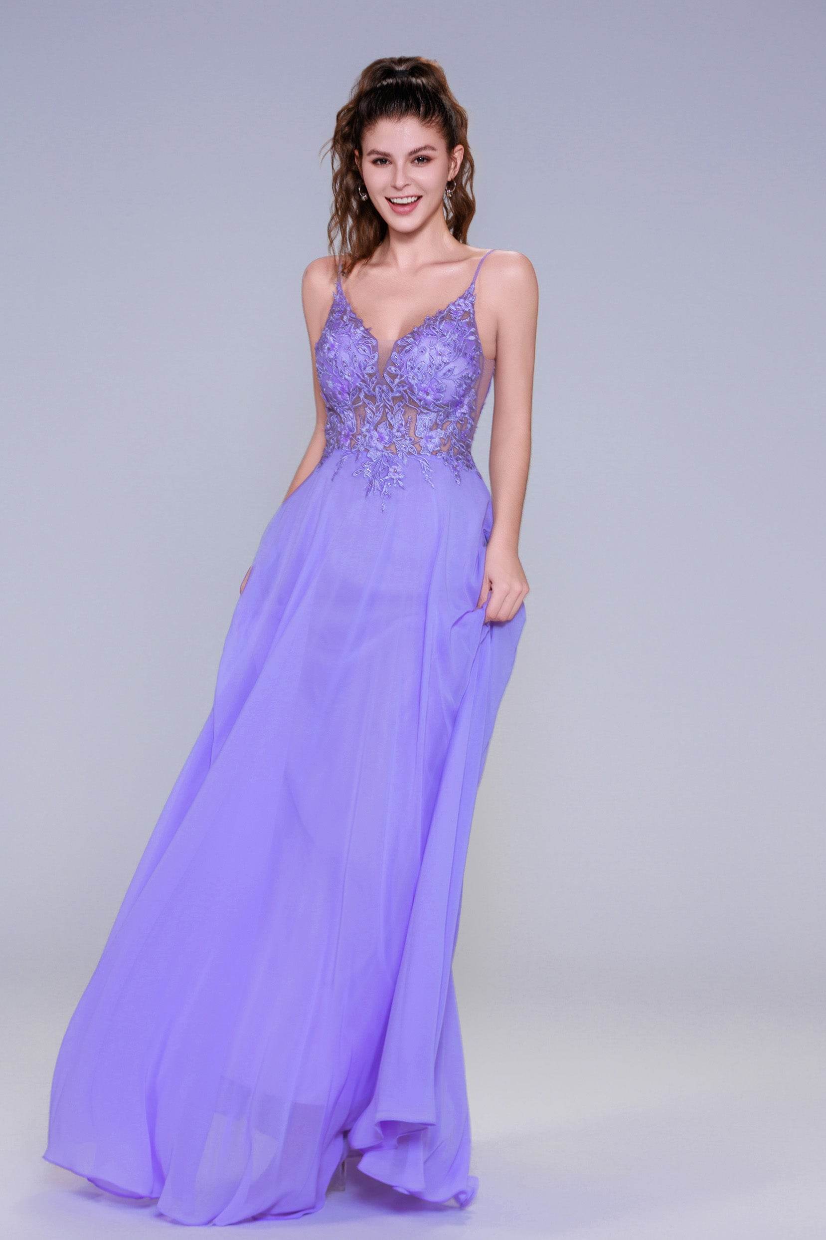 chiffon cheap prom dresses Aqua