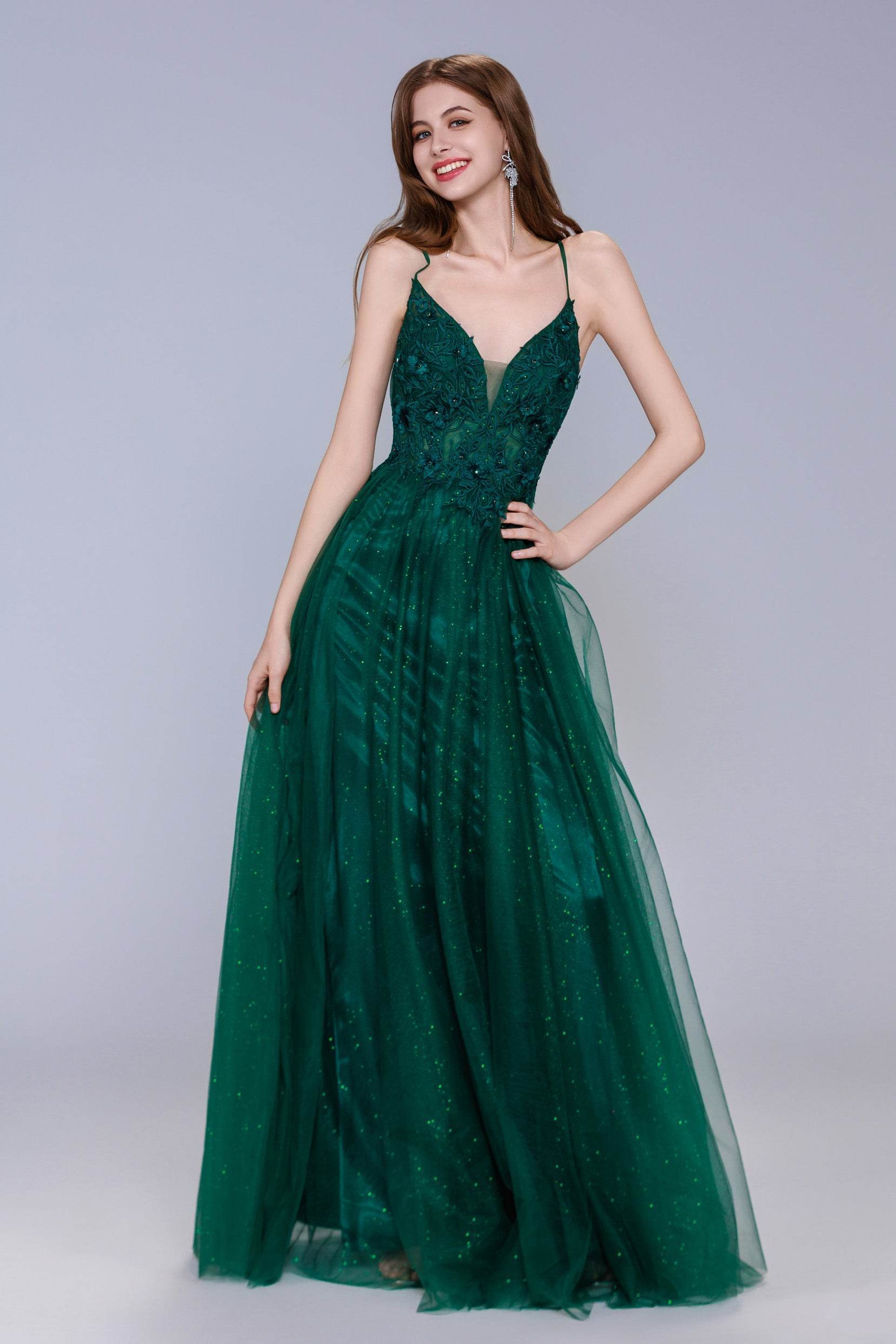 A-Line Maxi Tulle Prom Dress CS1060 A-Line Maxi Tulle Prom Dress CS1060