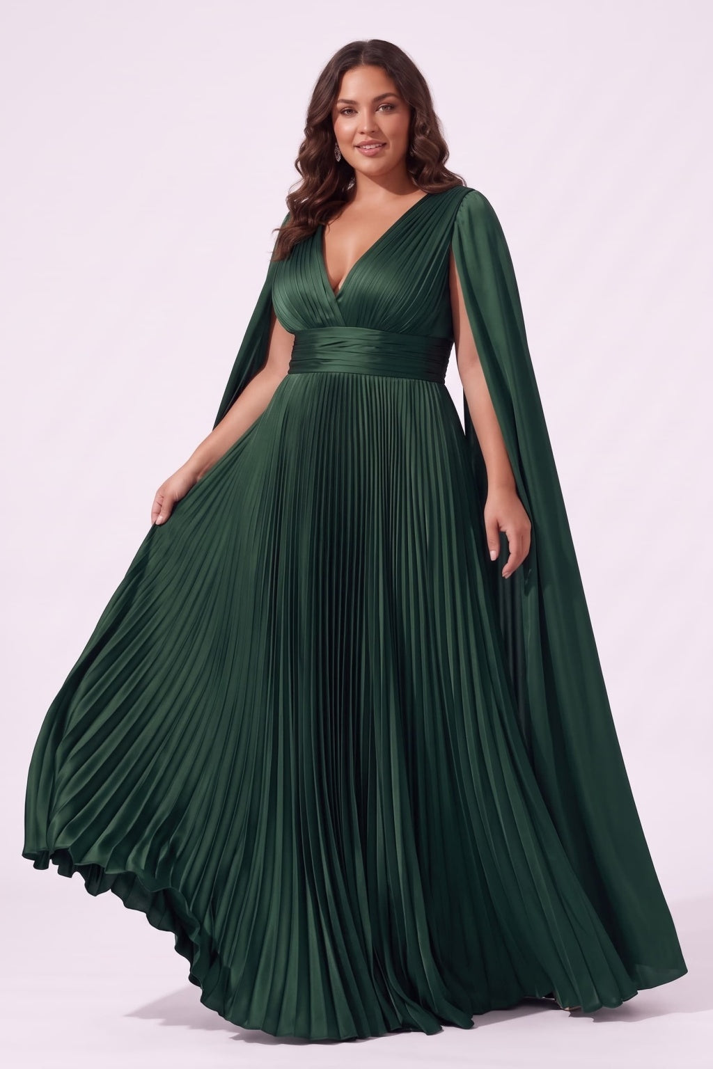 A-Line Floor Length Acetate Satin Special Occasion Dress CS1101