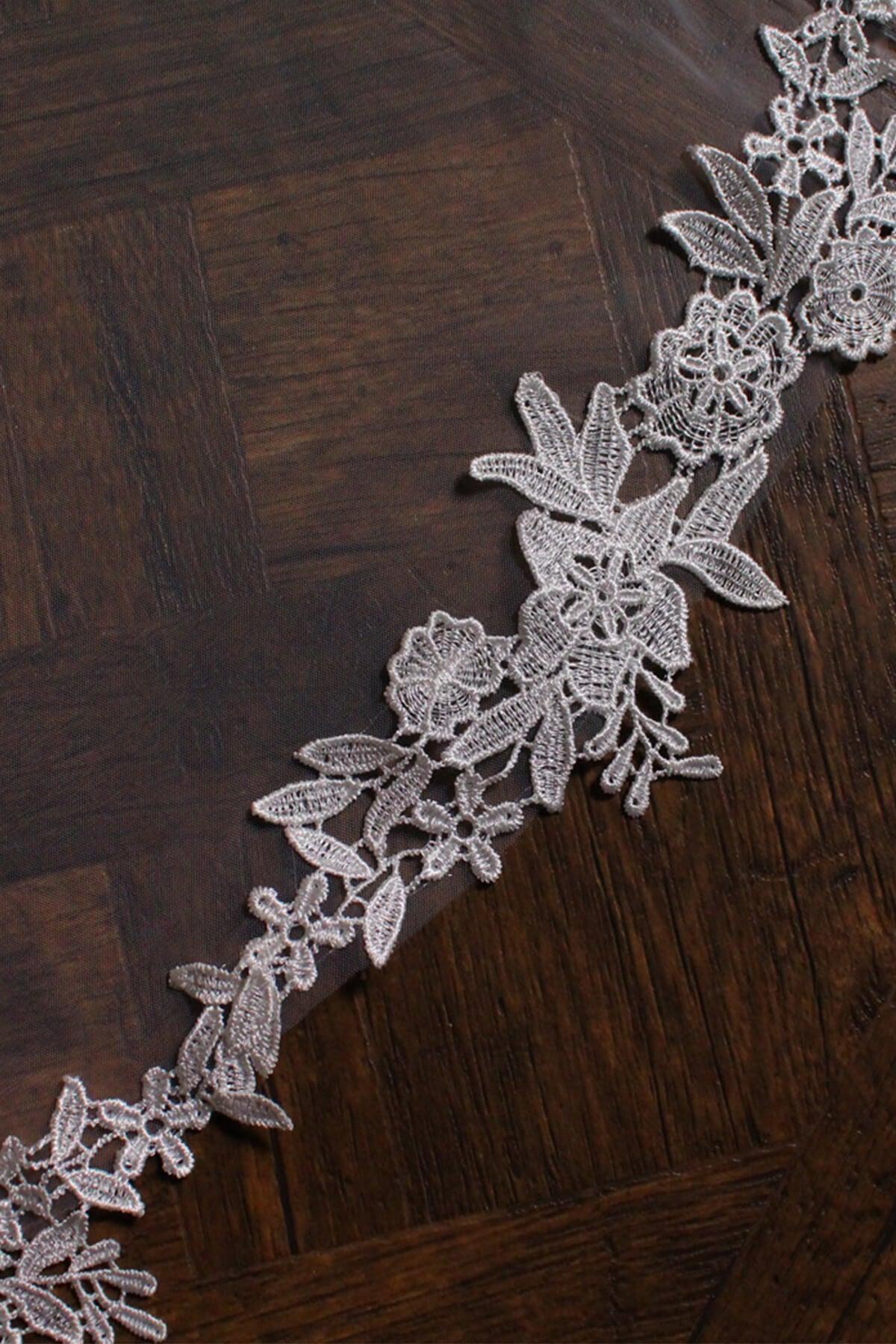 Two-tier Lace Edge Tulle Lace Chapel Veils with CV0374 - COCOMELODY