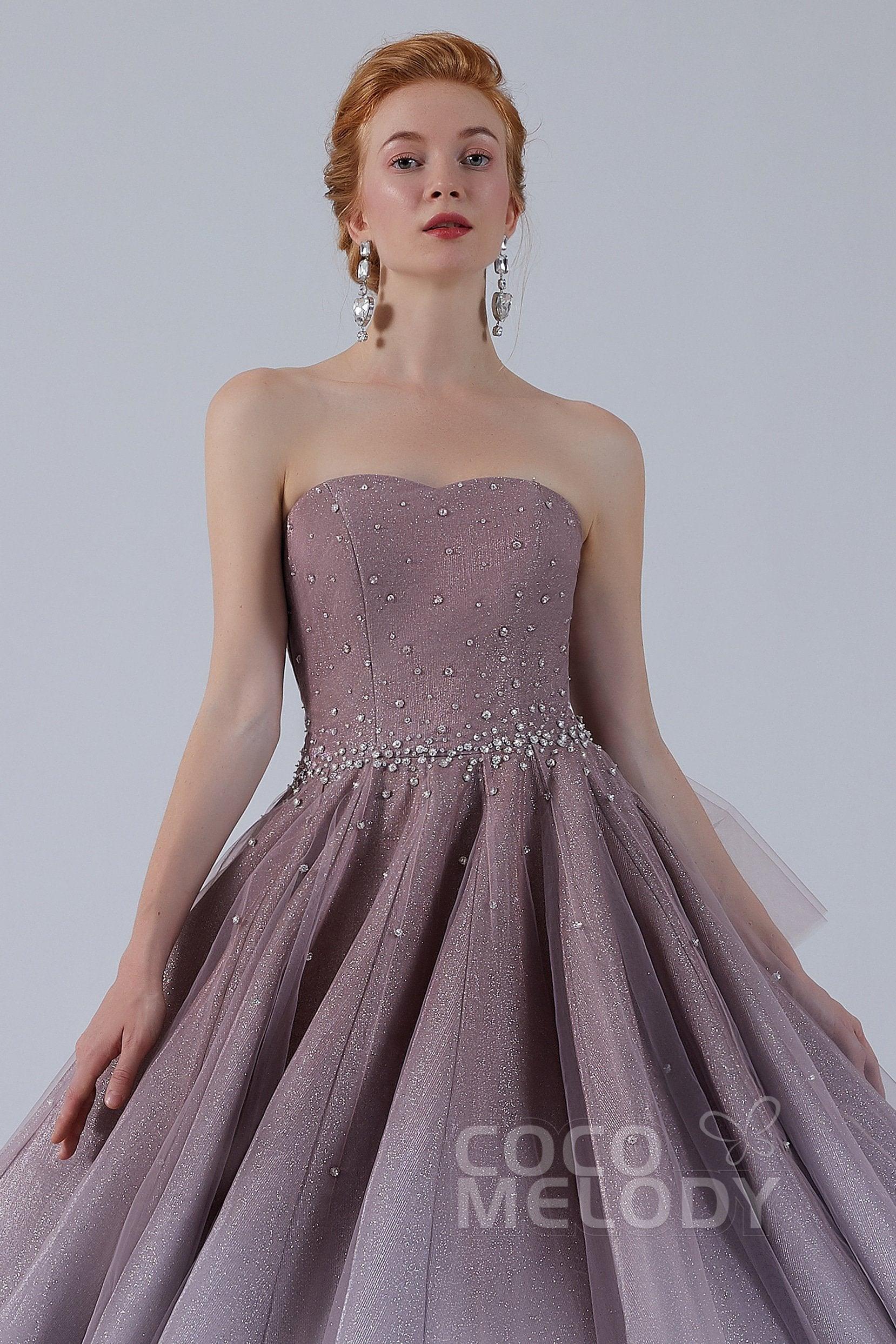 Ball Gown Floor Length Compound Ombre Wedding Dress CW2141 - COCOMELODY