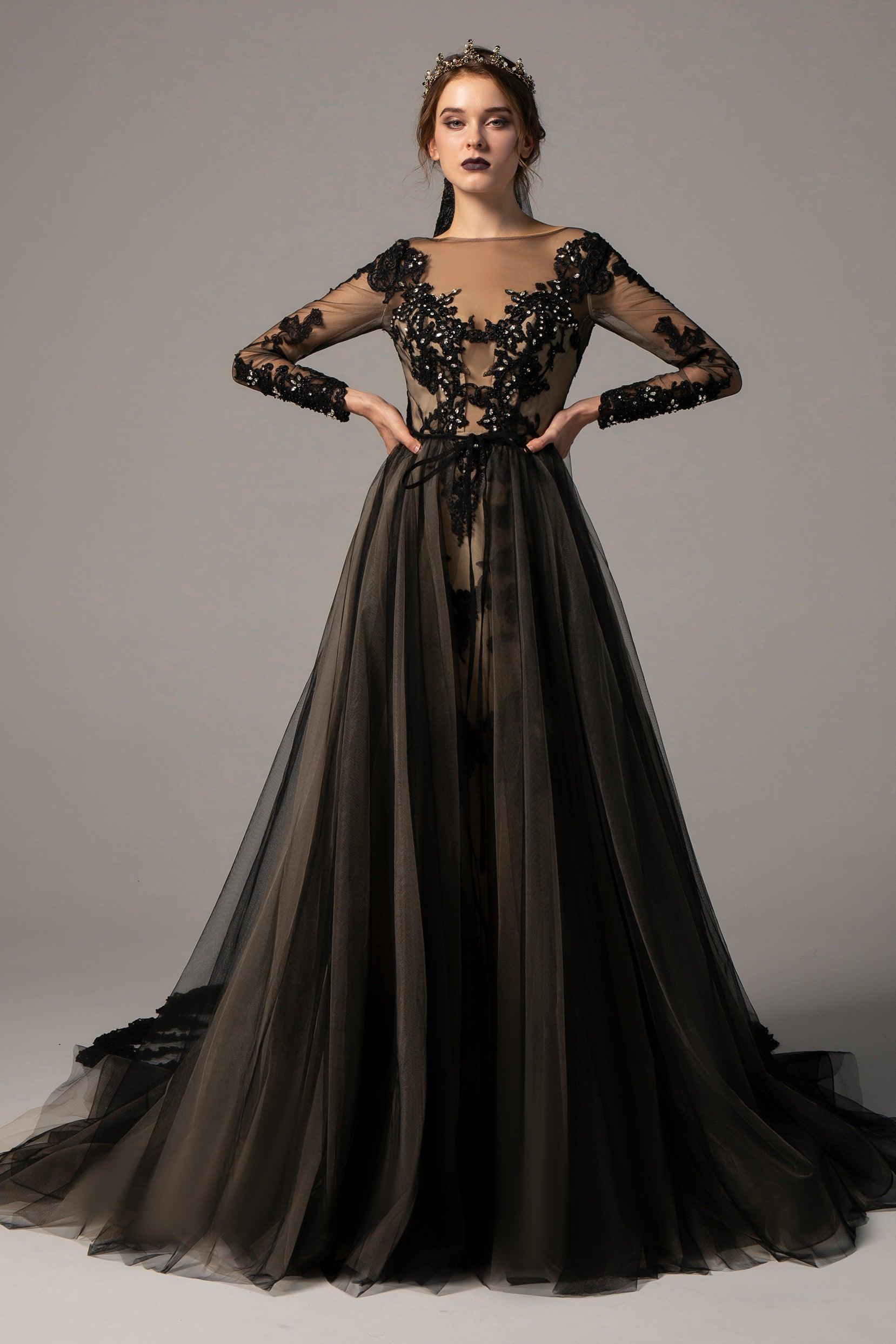 Trumpet-Mermaid Court Train Tulle Wedding Dress CW2319 - COCOMELODY