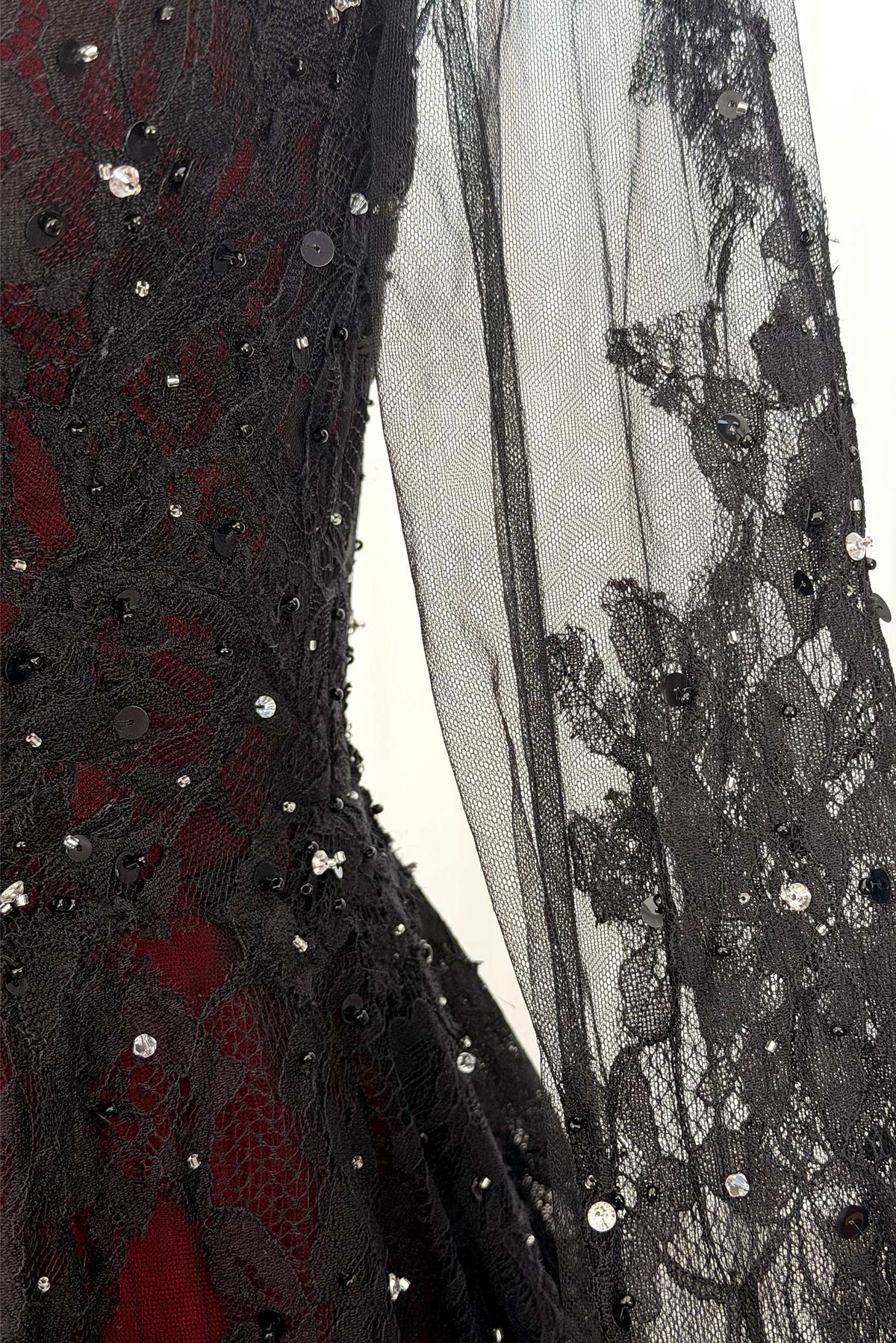 A-Line Court Train Tulle Wedding Dress CW2336 - 35 Days / As Picture:Black/Dusty Pink / US0-UK2-EUR30 - COCOMELODY