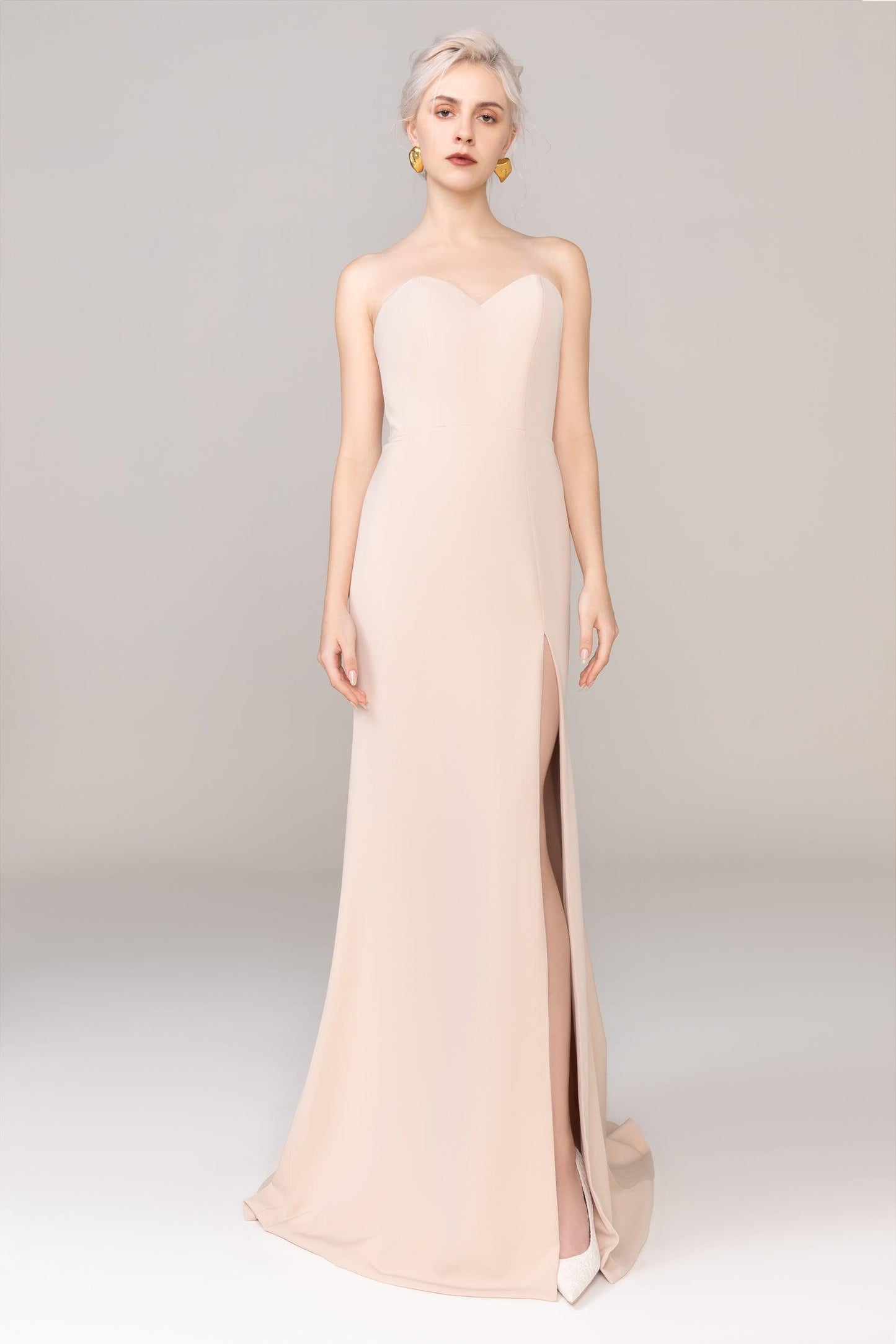 A-Line Court Train Tulle Lace Wedding Dress CW2484 - COCOMELODY