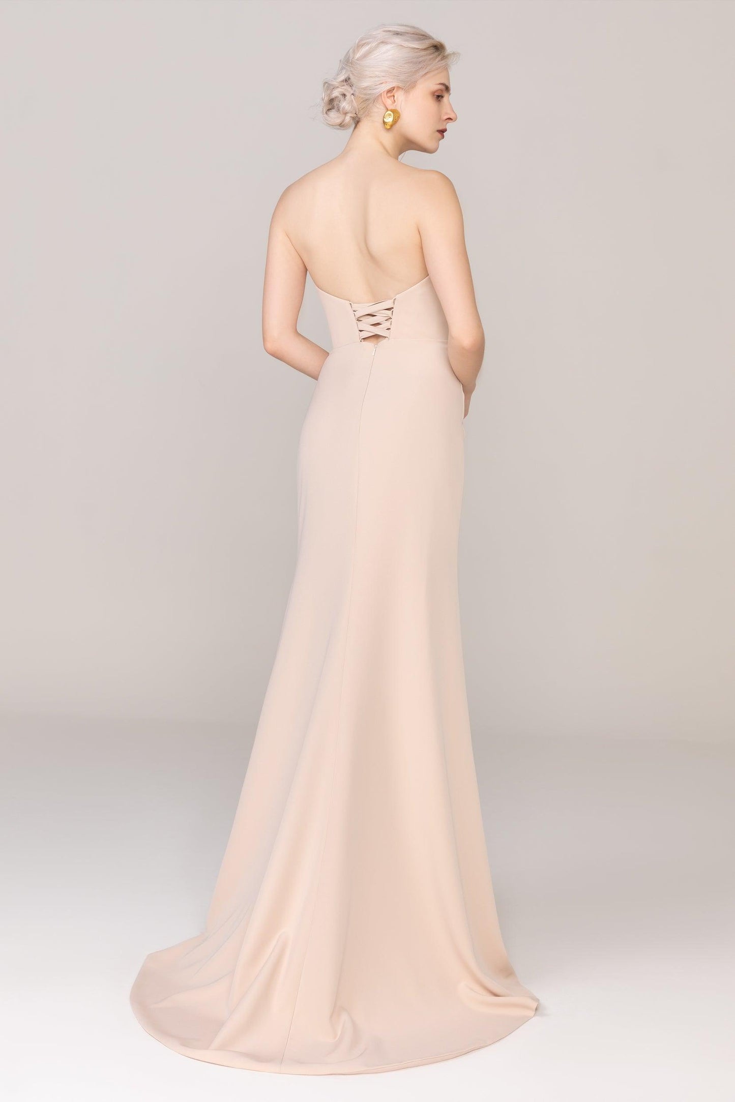 A-Line Court Train Tulle Lace Wedding Dress CW2484 - COCOMELODY