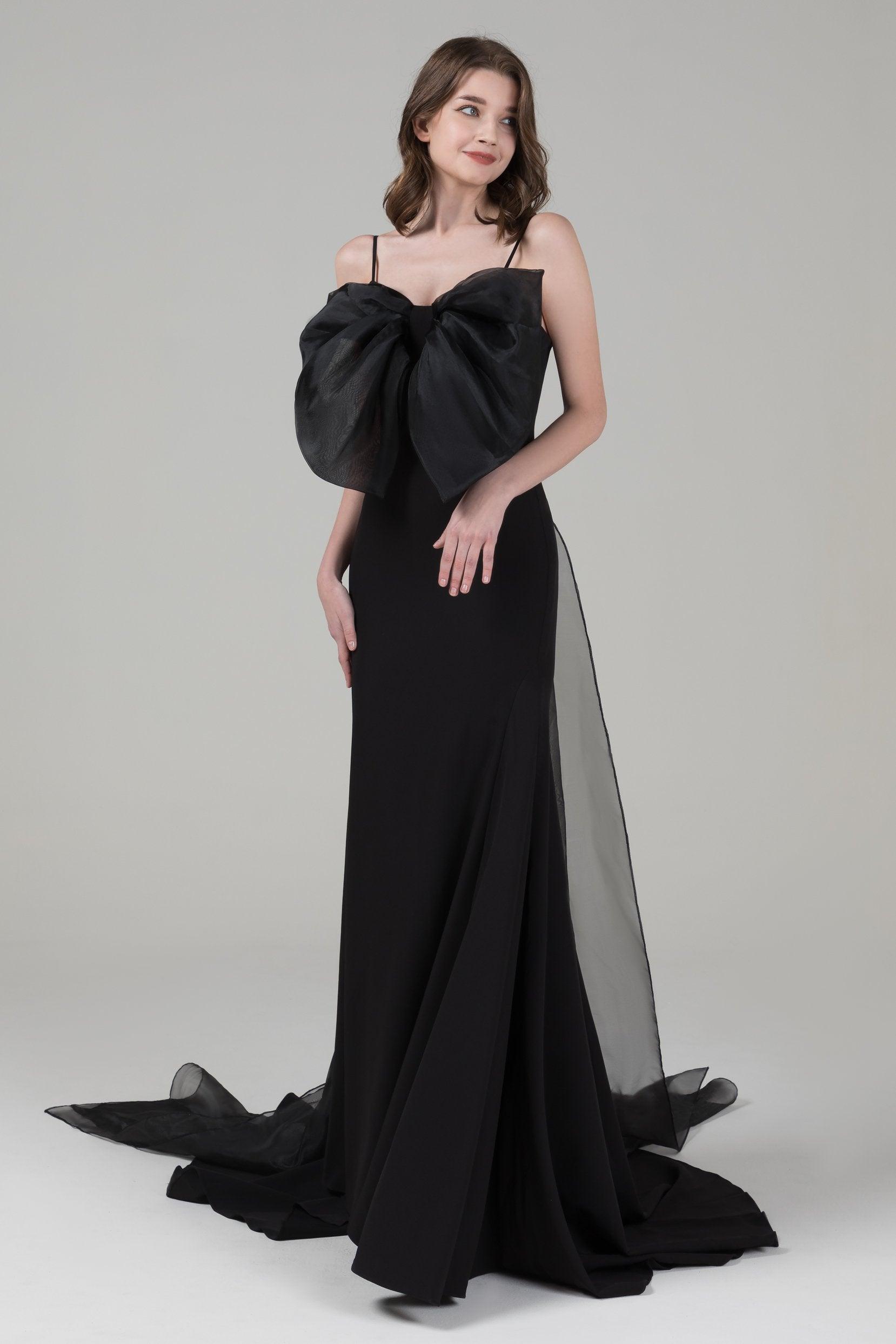 Trumpet Court Train Elastic Cloth Wedding Dress CW2645 - COCOMELODY