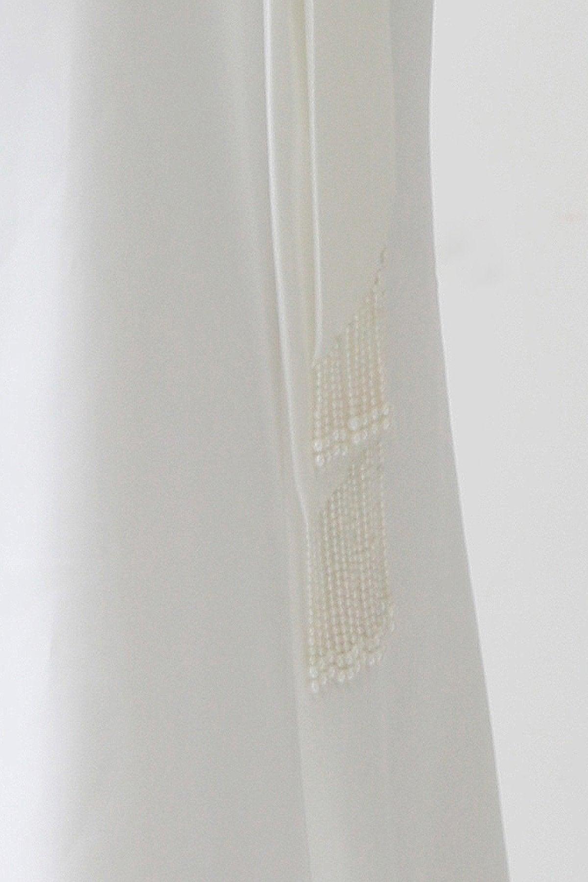Trumpet-Mermaid Sweep-Brush Train Satin Wedding Dress CW3052 - COCOMELODY