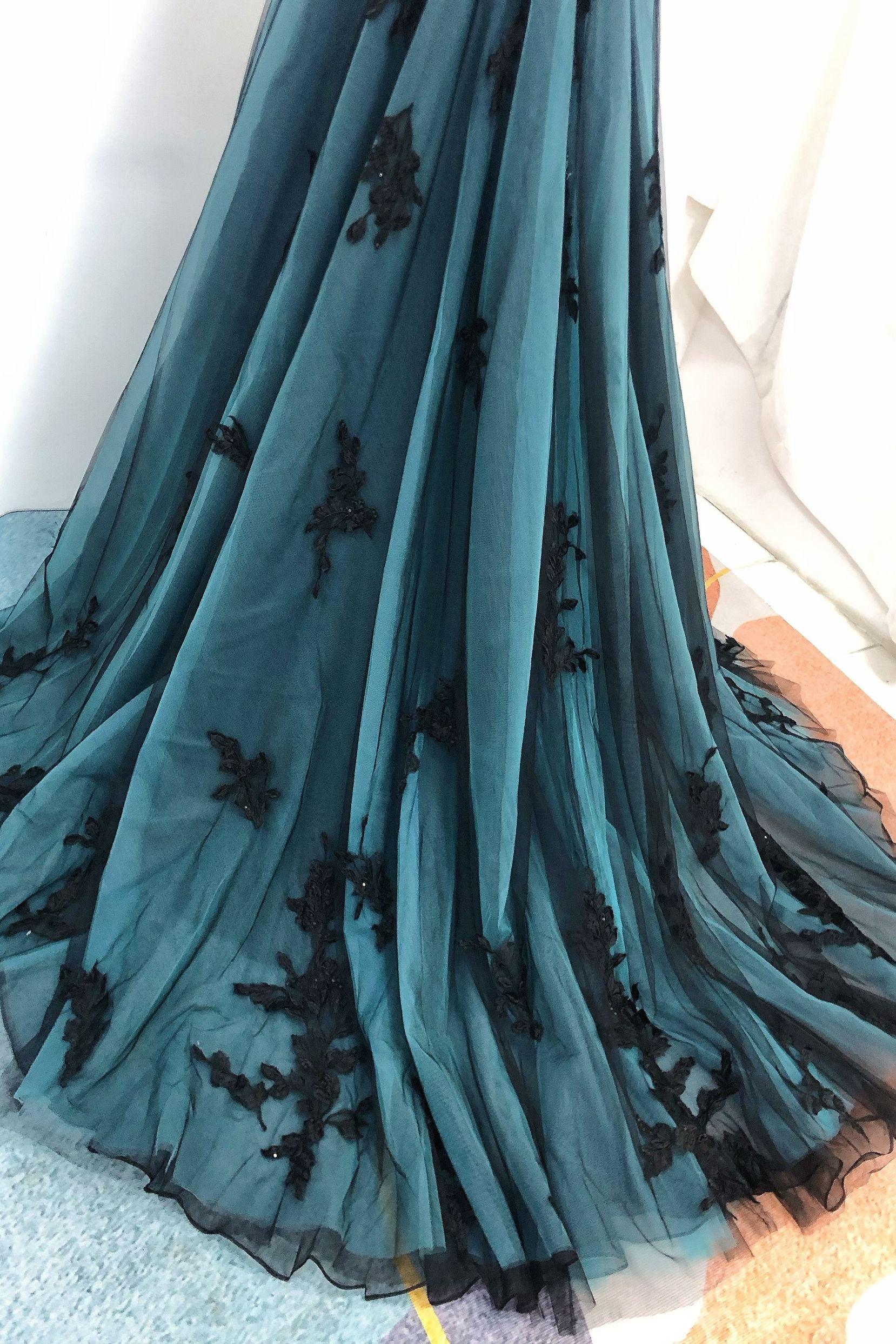 A-Line Court Train Mikado Wedding Dress CW3222 - COCOMELODY