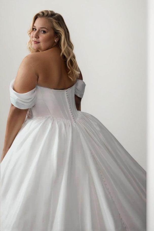 ivory taffeta wedding dress Reclaiming traditions: you CAN love a taffeta wedding dress Offbeat Wed (was Offbeat Bride)