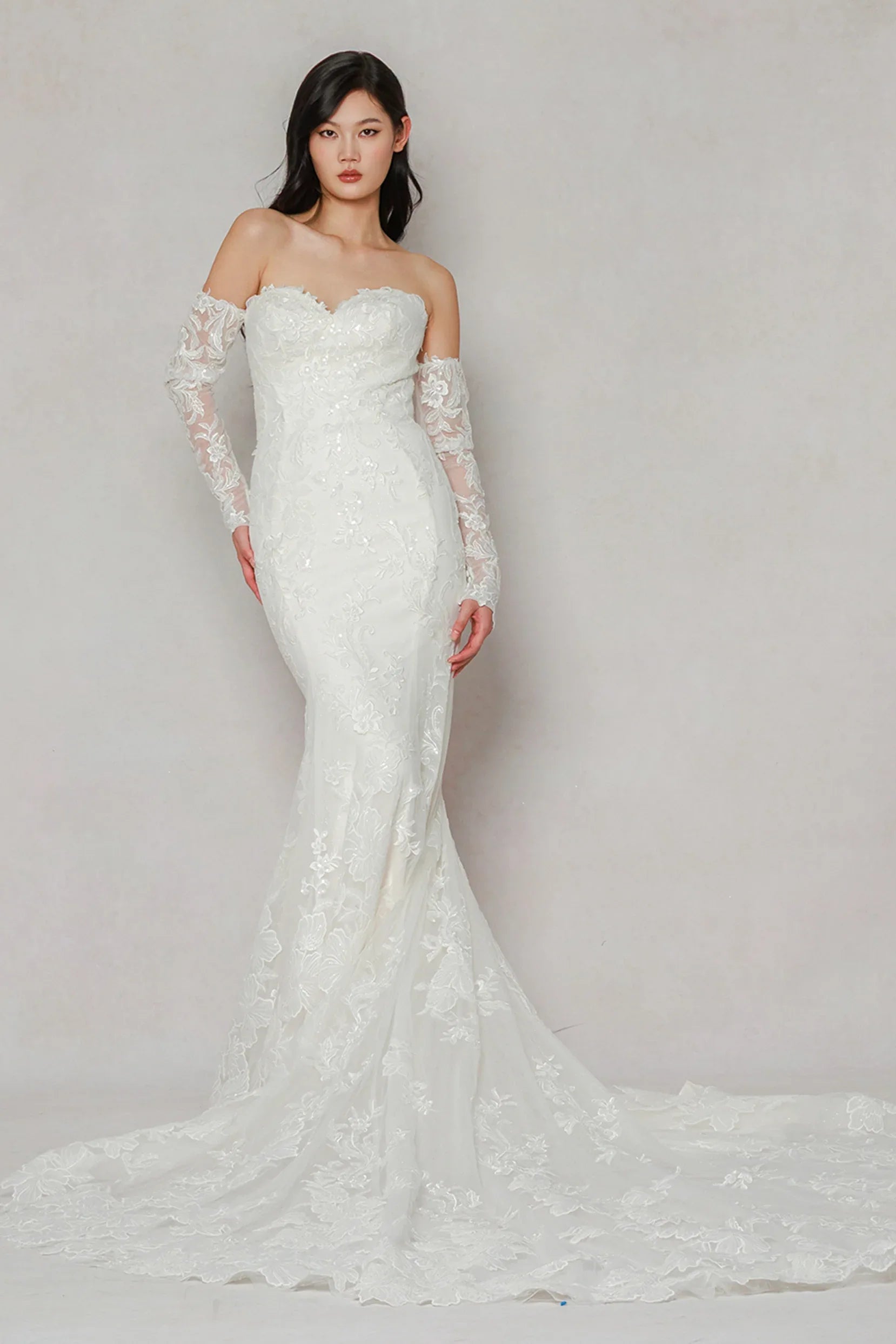 trumpet mermaid tulle prom dress V-Neck Floor-Length Tulle Prom Mermaid Trumpet May Queen RQ8089