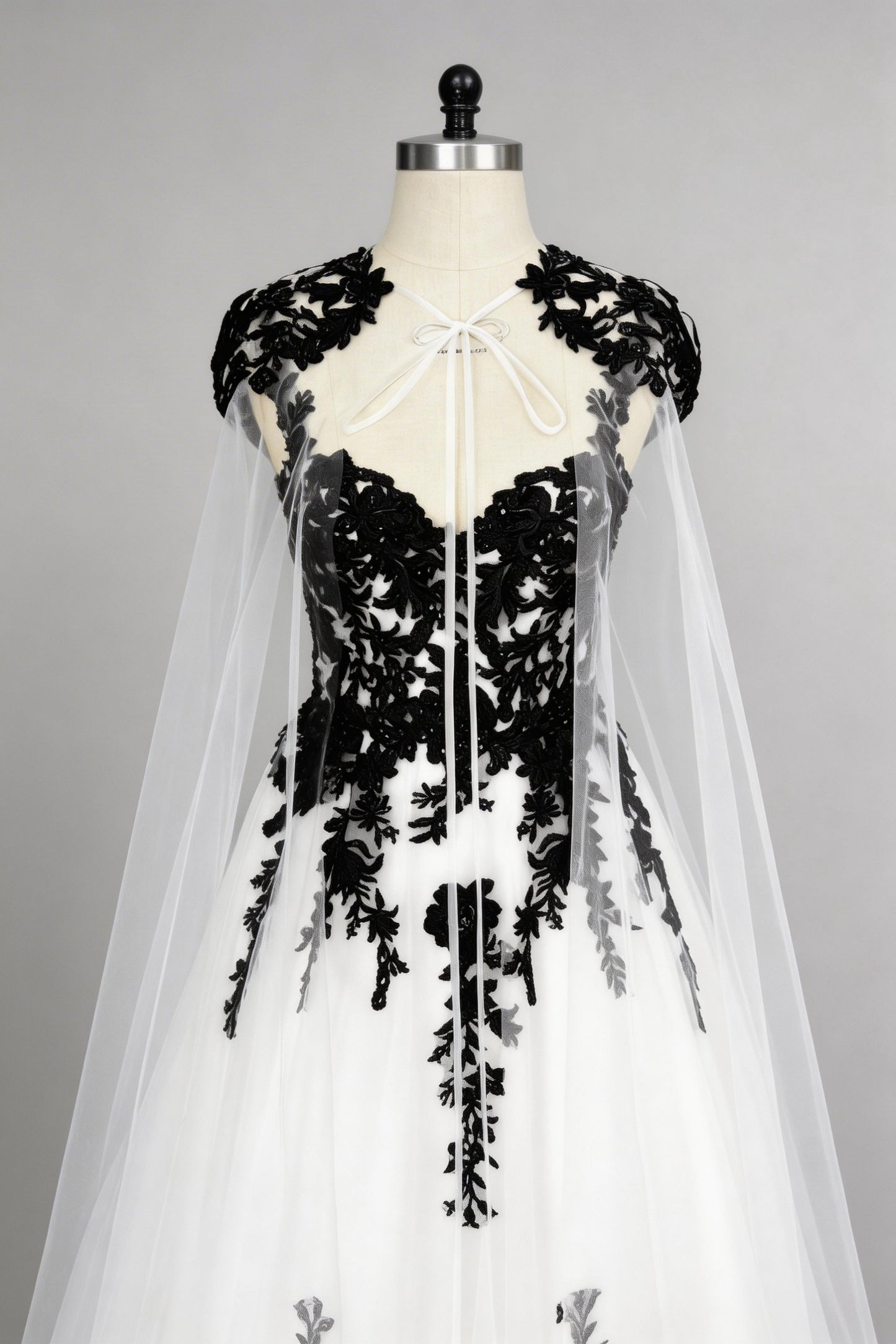 Tulle Wedding Wrap with Appliques Beading CJ0080