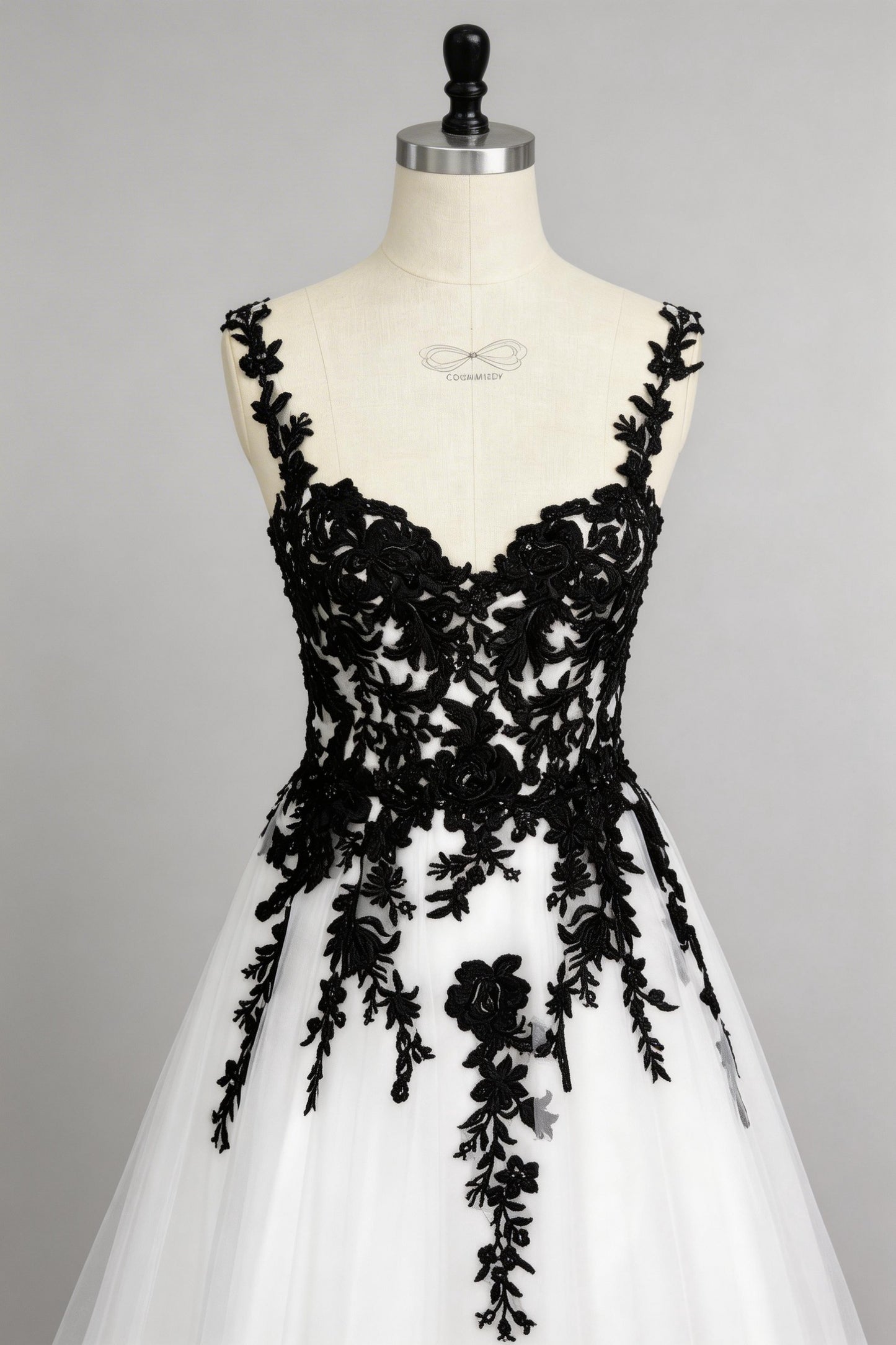 A-Line Court Train Tulle Wedding Dress CW3652