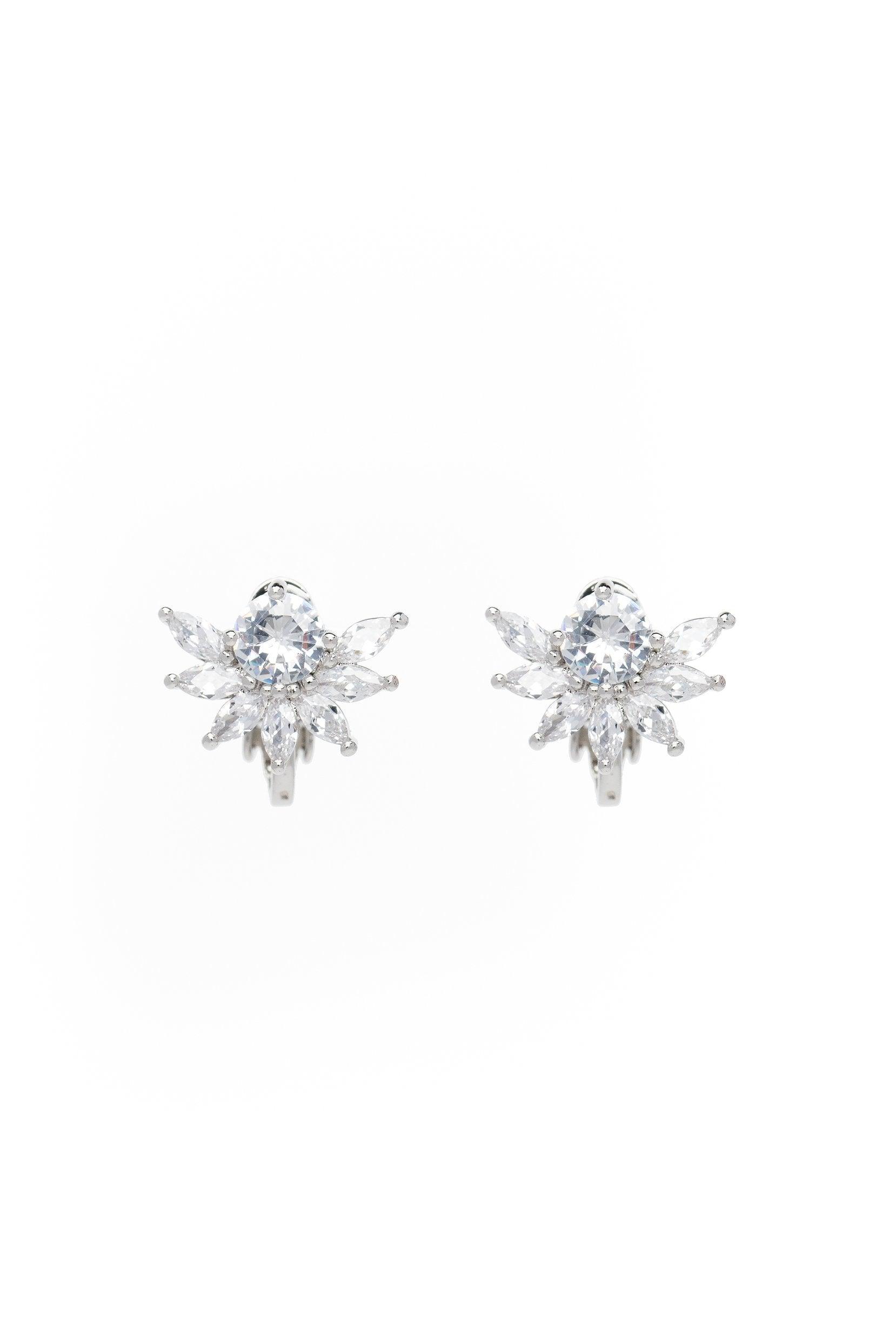 Crystals Tiara Necklace Earrings Jewelry CY0066 - COCOMELODY