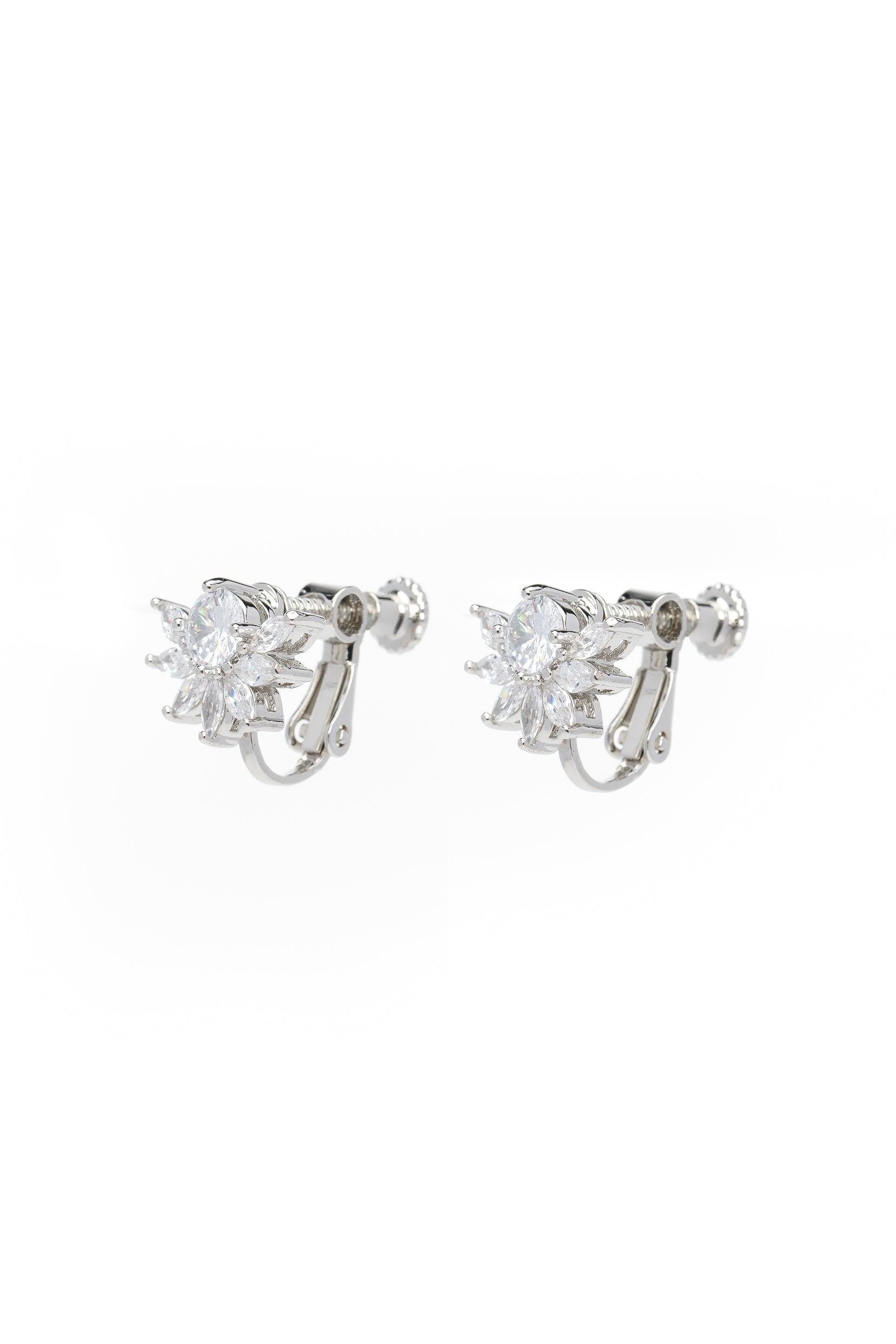 Crystals Tiara Necklace Earrings Jewelry CY0066 - COCOMELODY