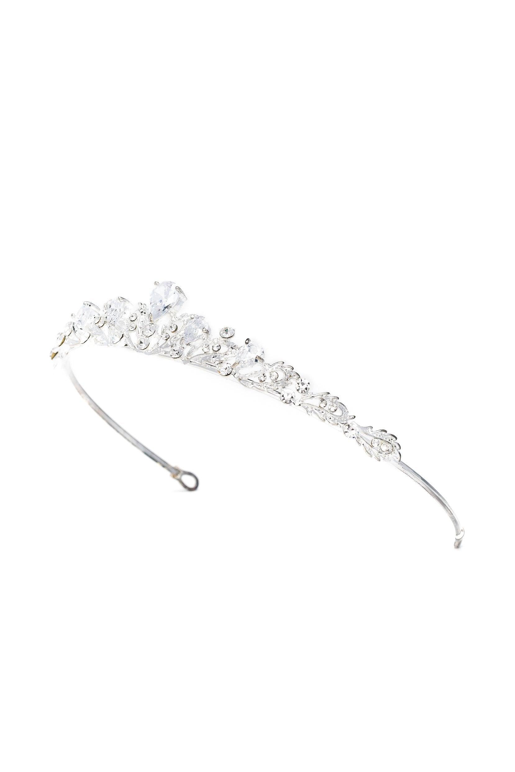 Crystals Tiara Necklace Earrings Jewelry CY0066 - COCOMELODY