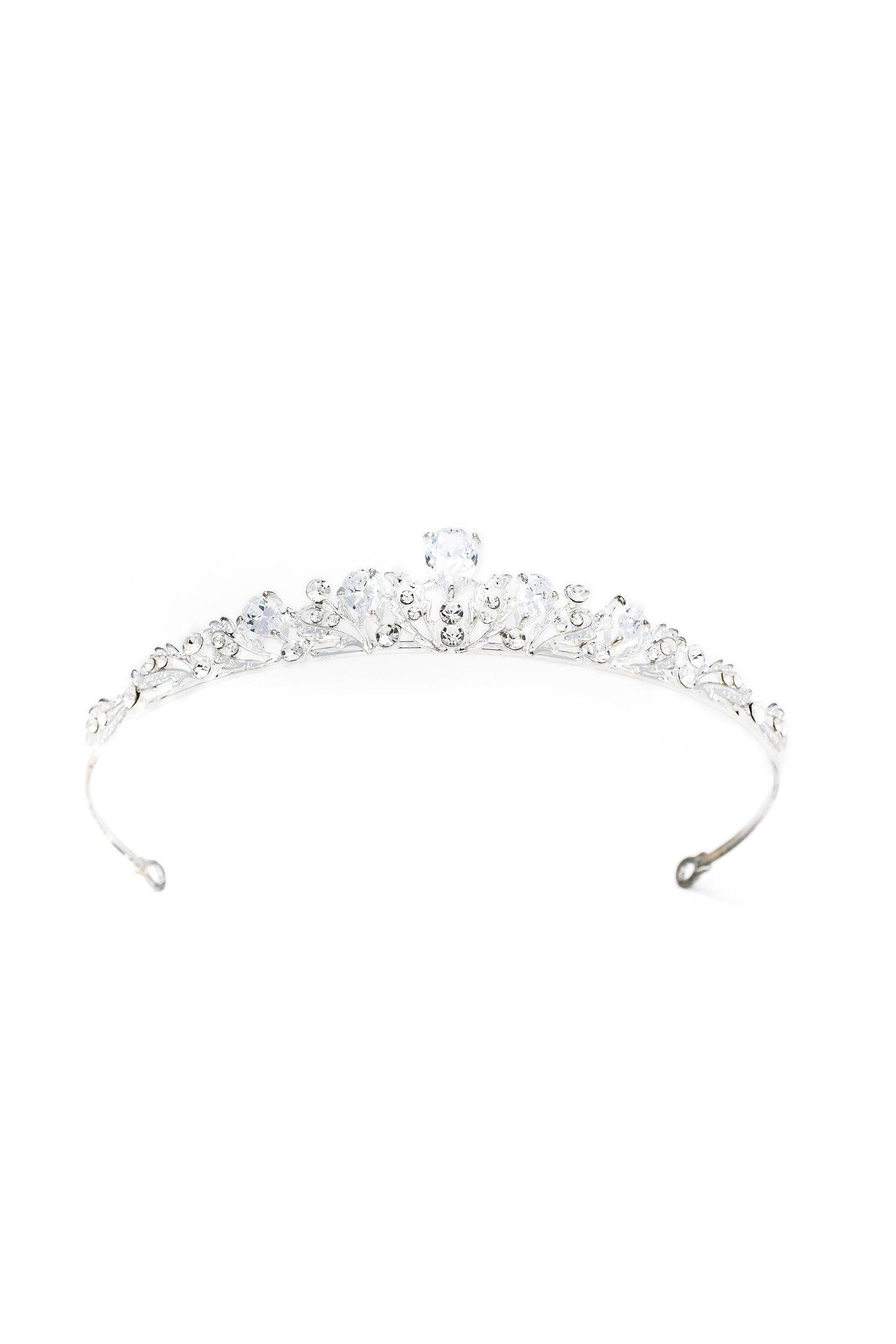 Crystals Tiara Necklace Earrings Jewelry CY0066 - COCOMELODY