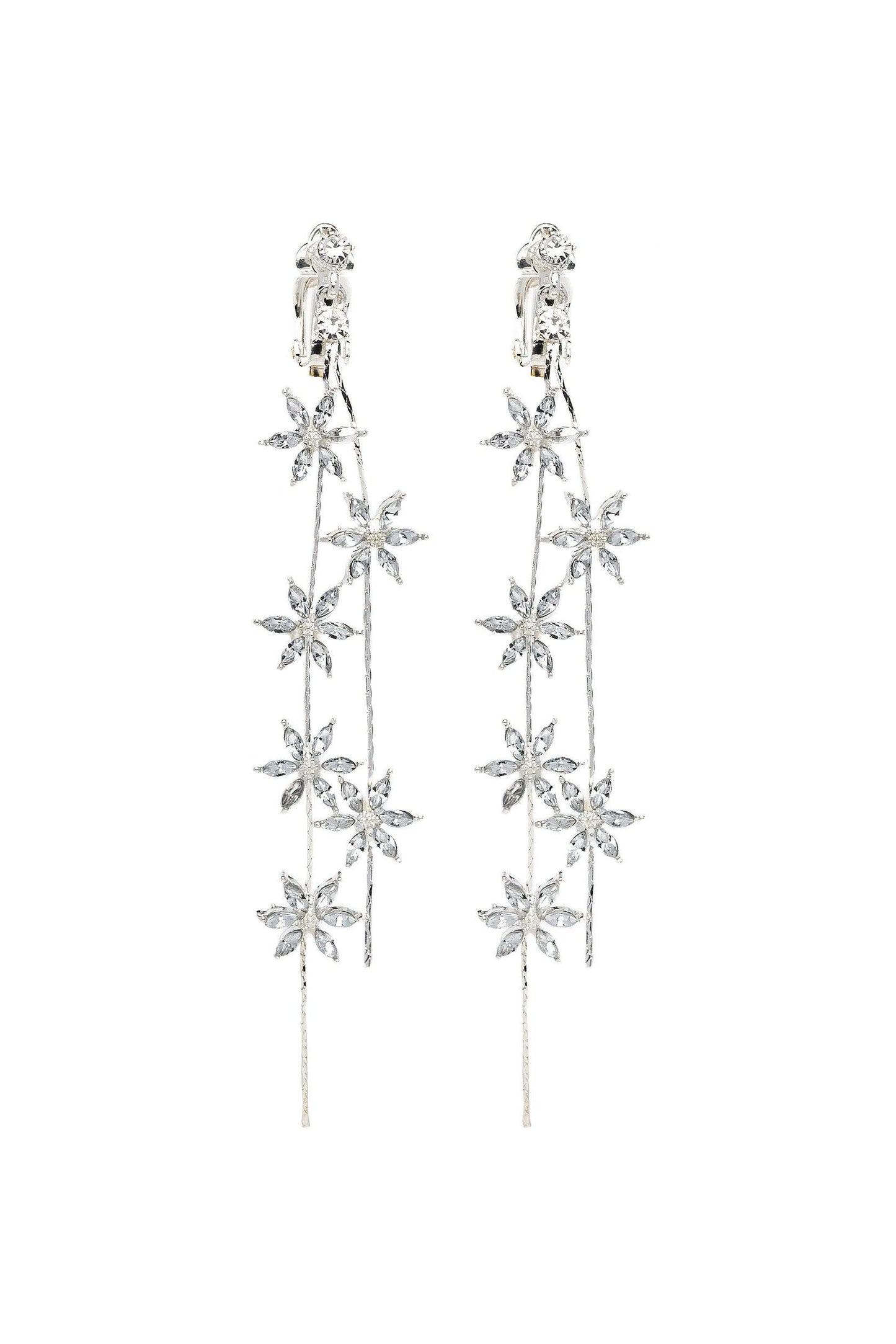 Crystals Tiara Necklace Earrings Jewelry CY0067 - COCOMELODY